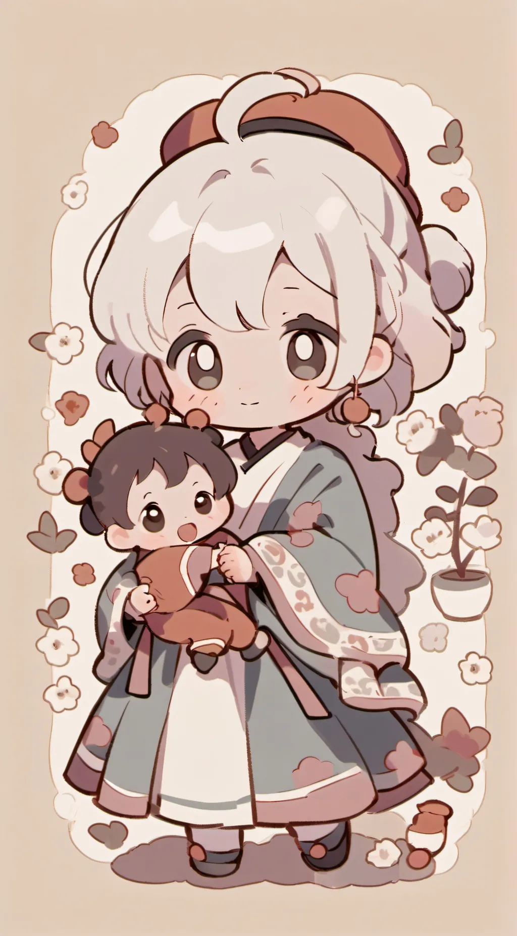 ai character: emmie and ashley background