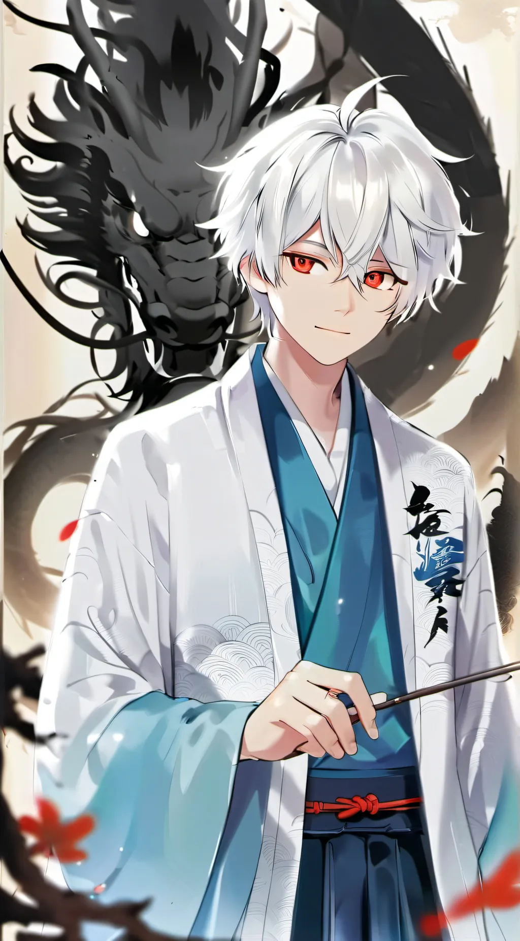 ai character: demon Slayer  background