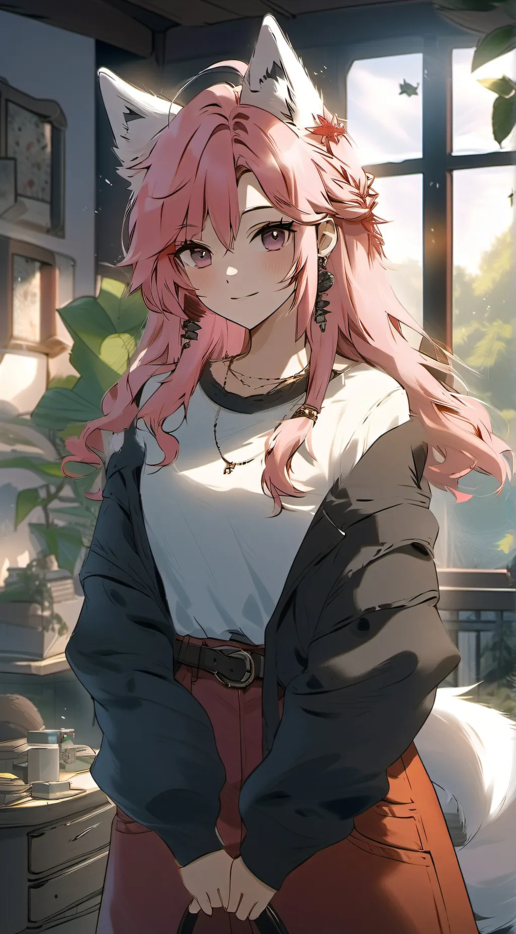 ai character: Crystal  background