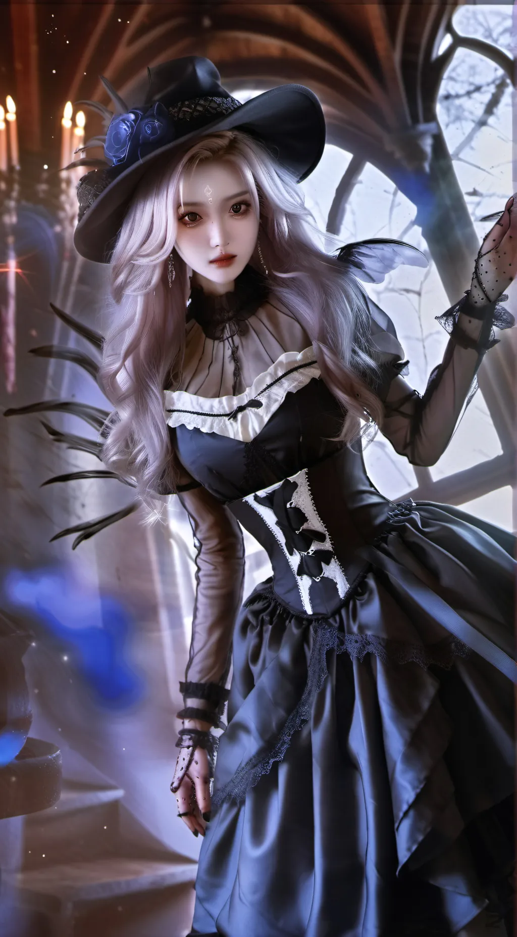 ai character: Ashley background