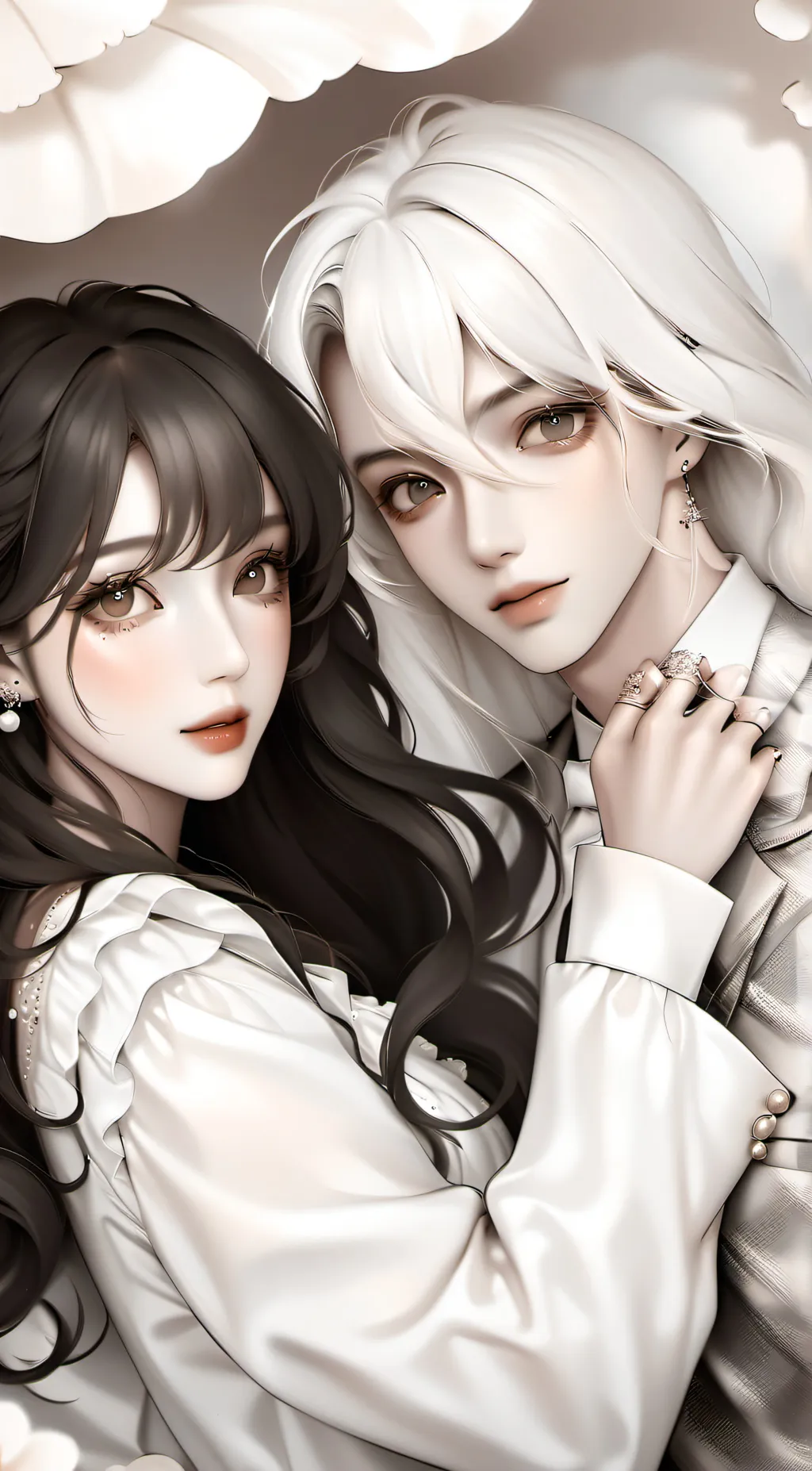 ai character: ellie&millie background