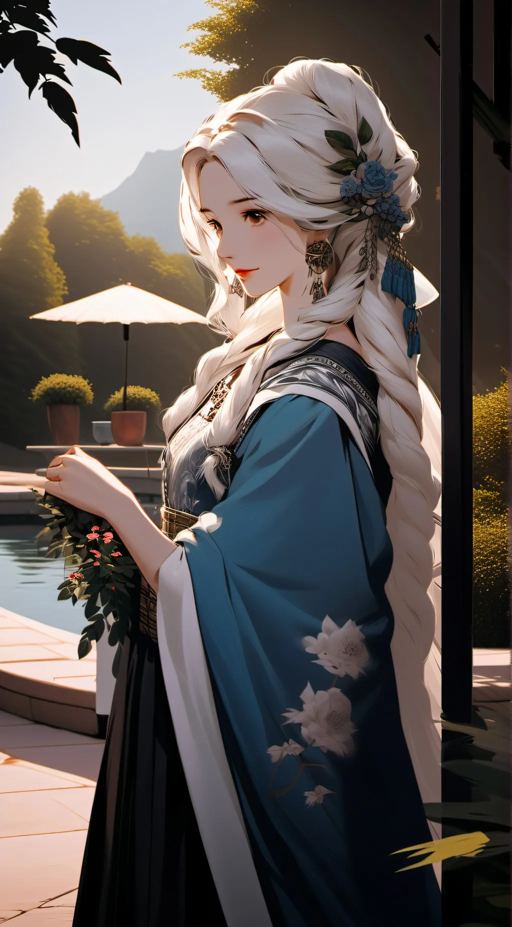 ai character: Amethyst  background