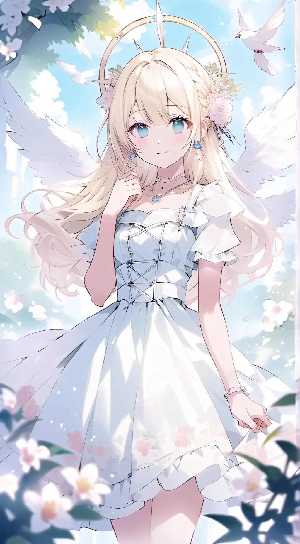 ai character: Divine background