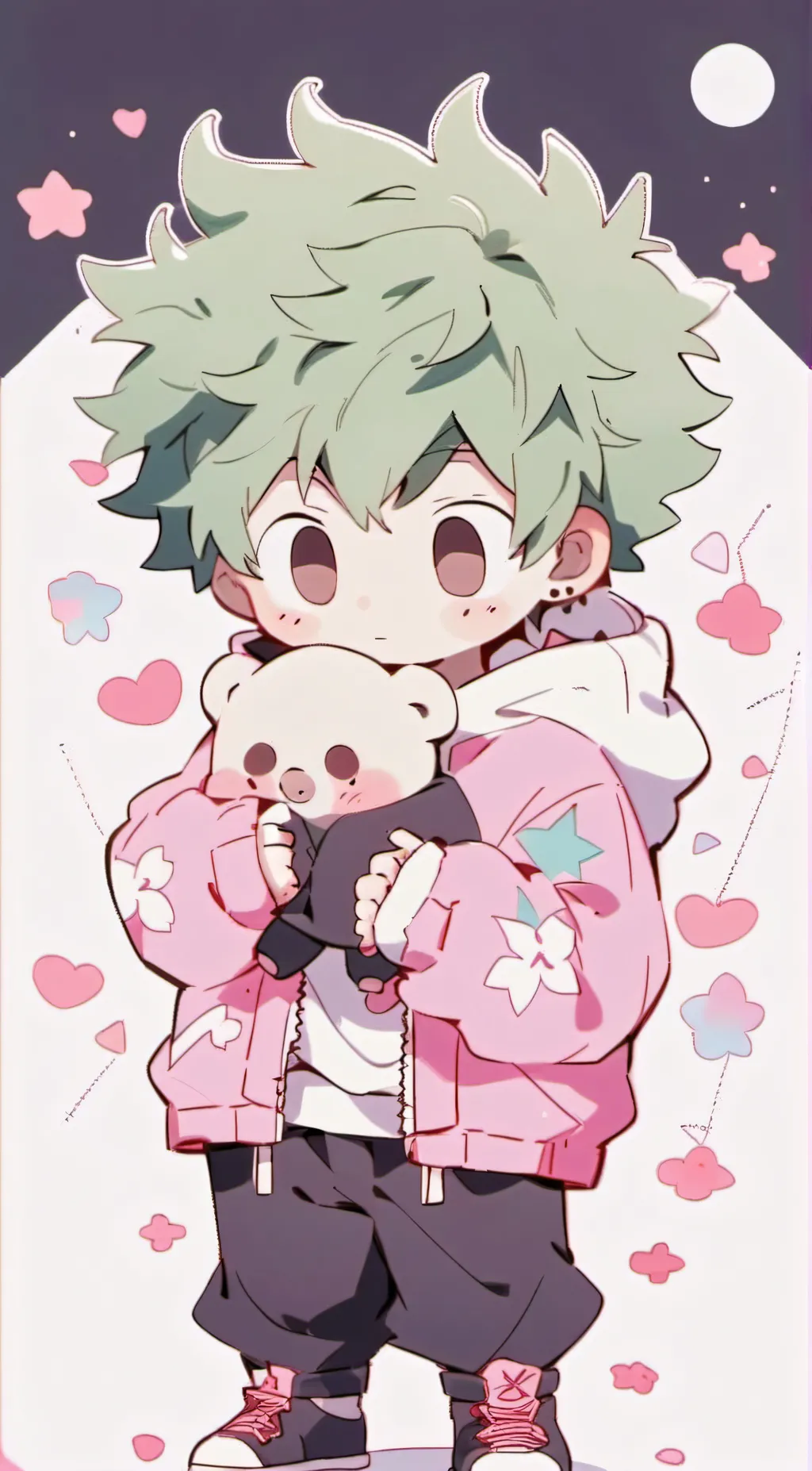 ai character: izuku background