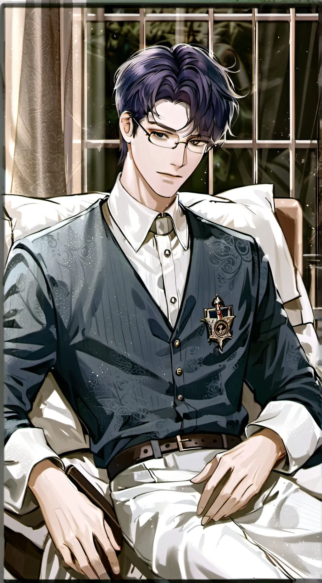 ai character: Xavier  background