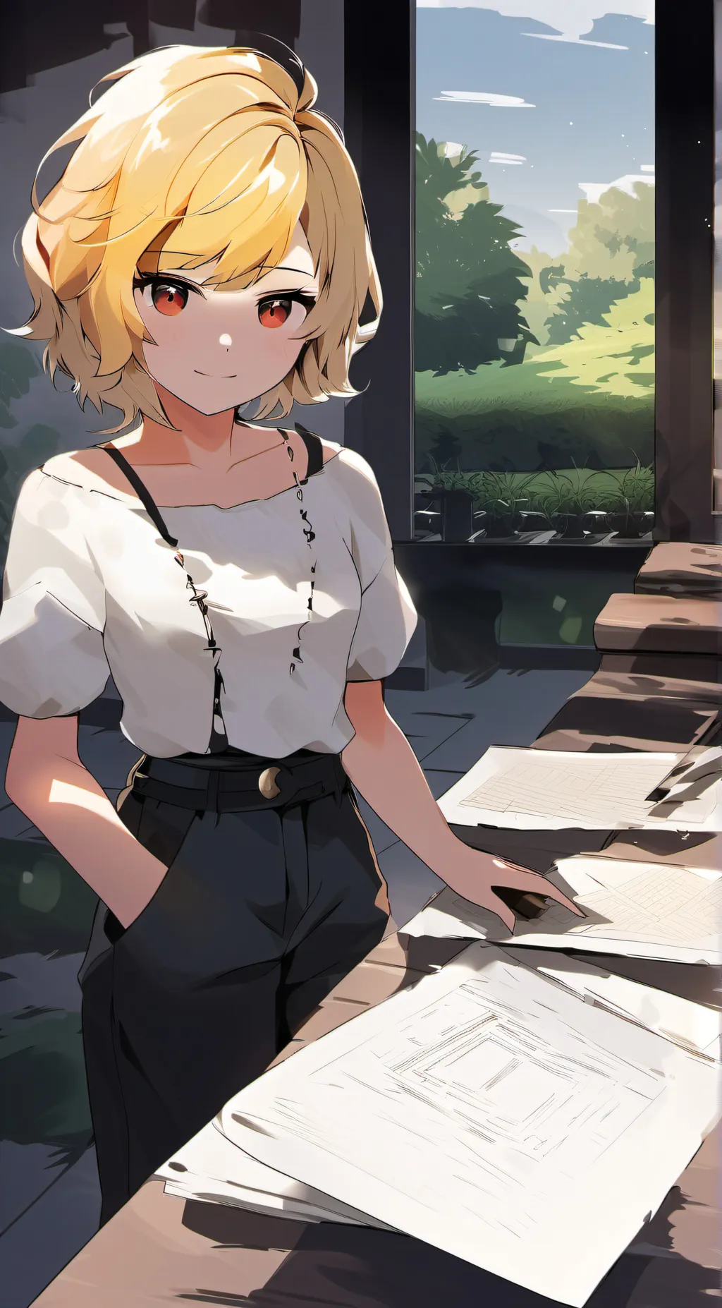 ai character: Jessie  background