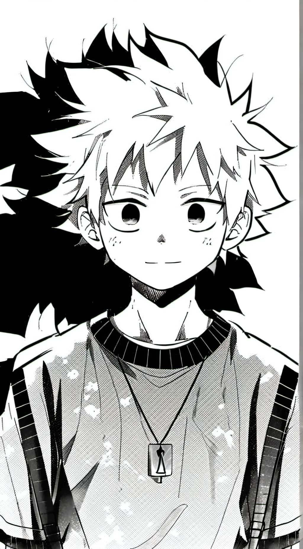 ai character: bakugo kacchan  background