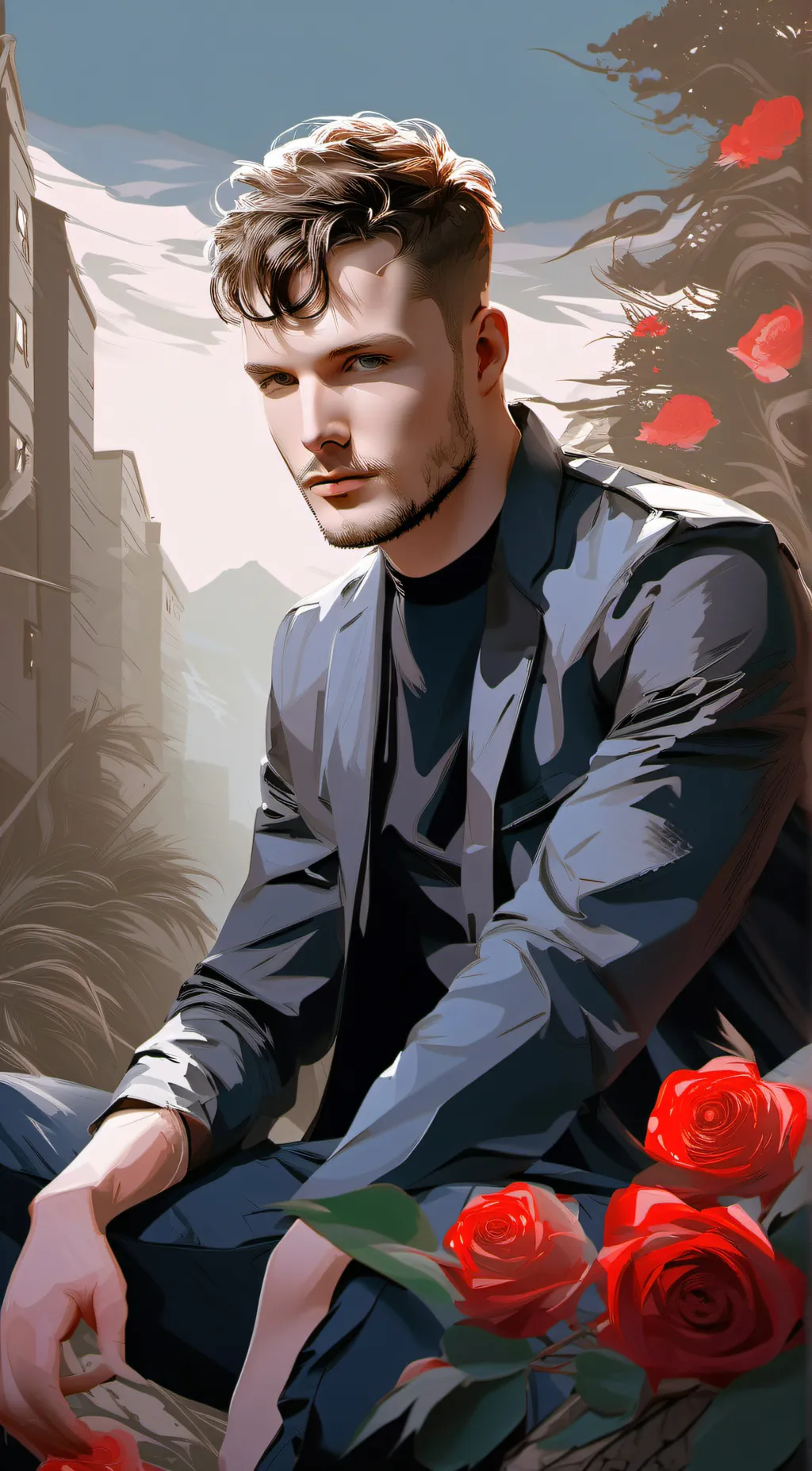 ai character: Jake adrian background