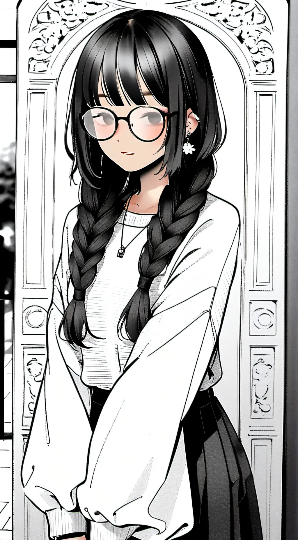 ai character: doctor  moon background