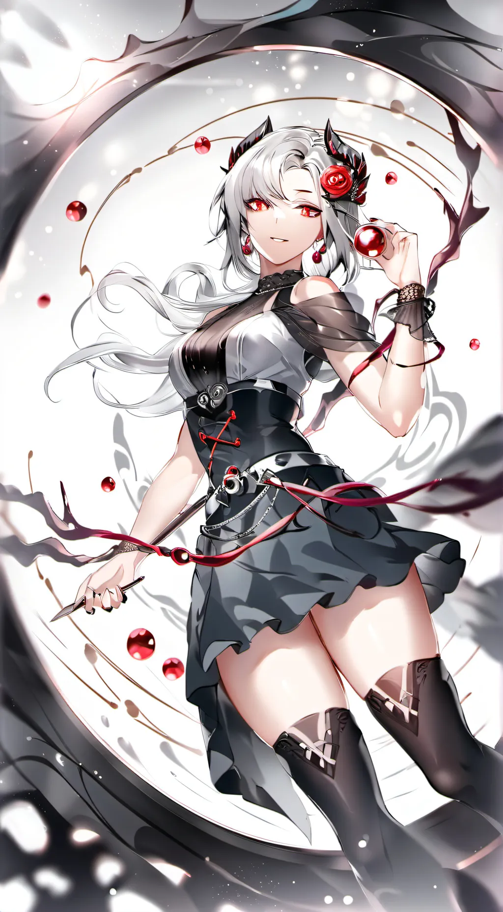 ai character: mirror of new life background