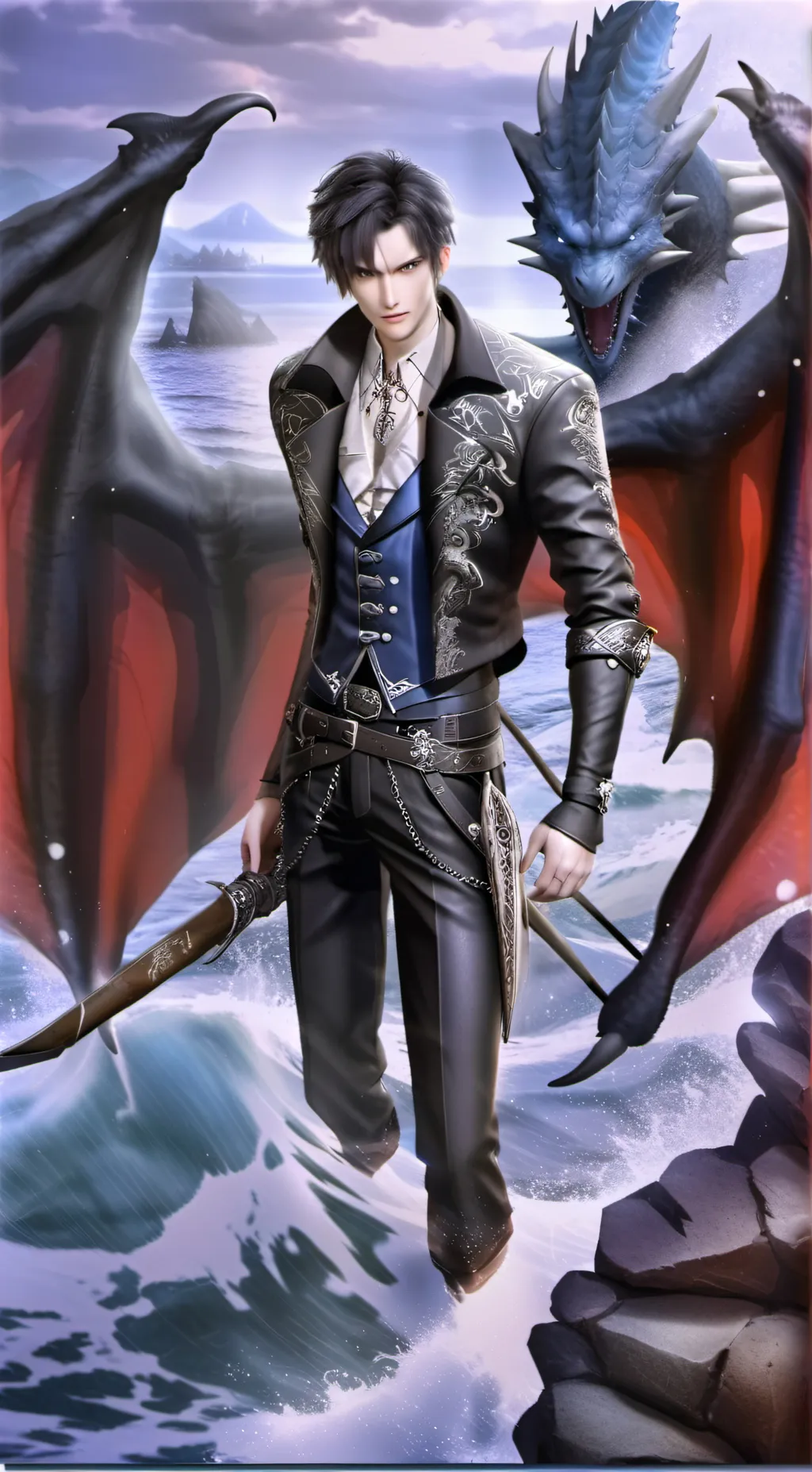 ai character: dragon hunter/Alex background