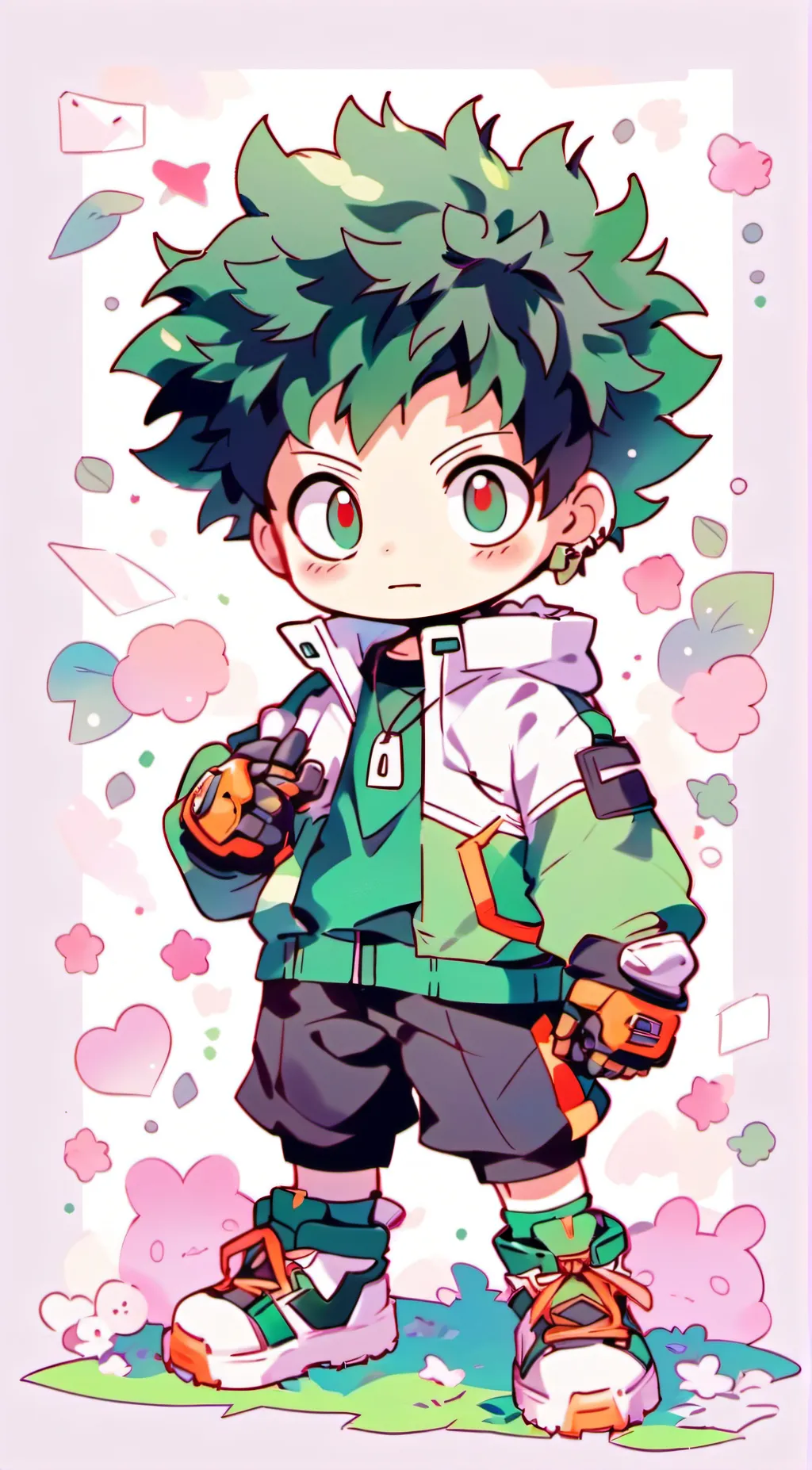 ai character: deku background