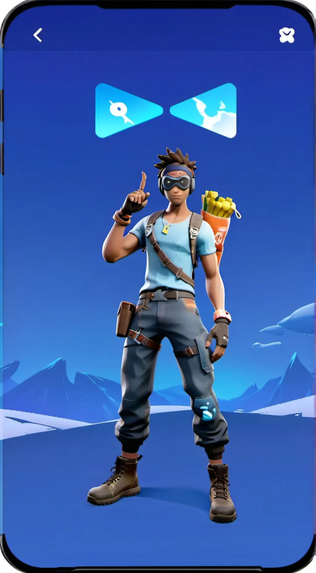 ai character: Rocky background