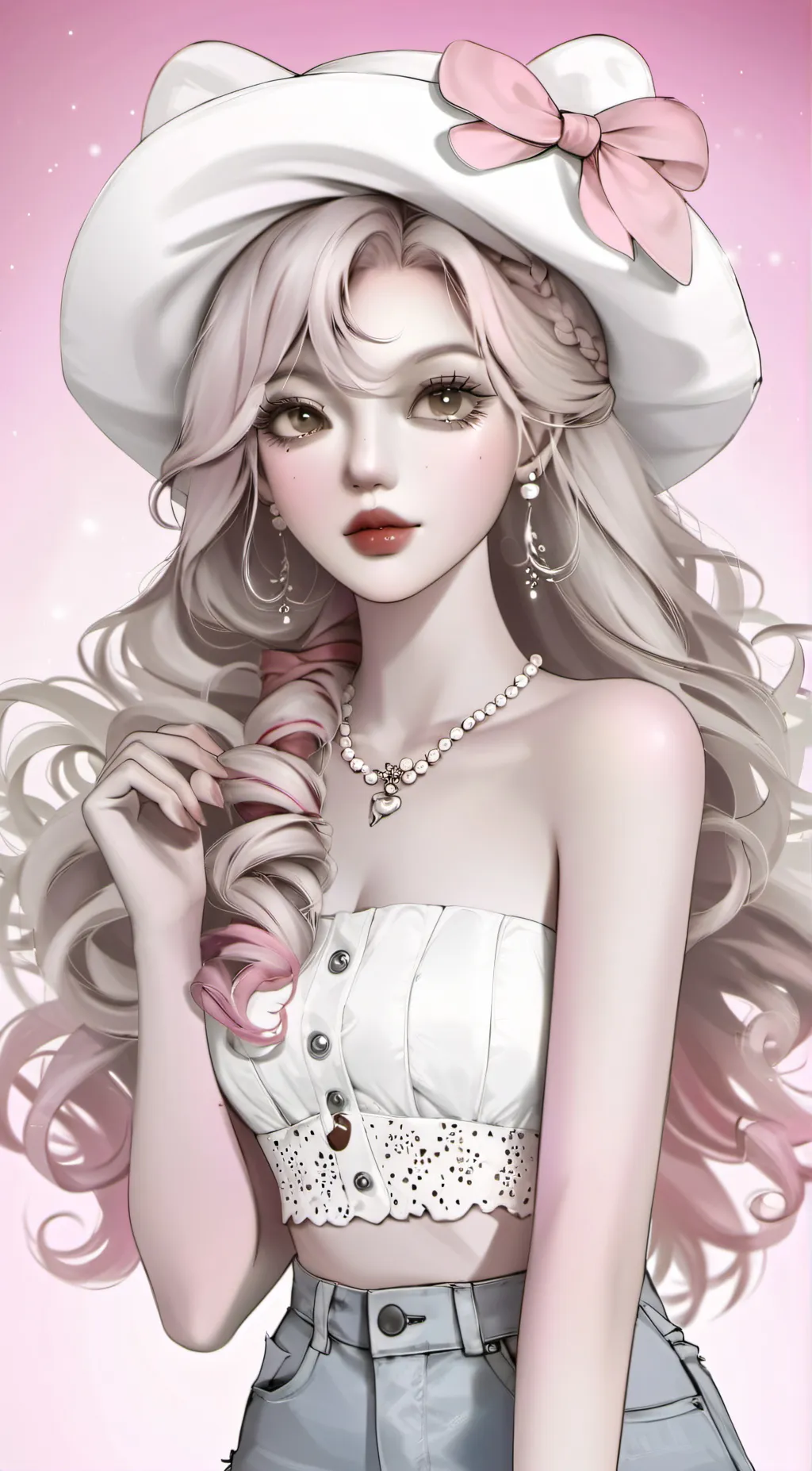 ai character: sandy background