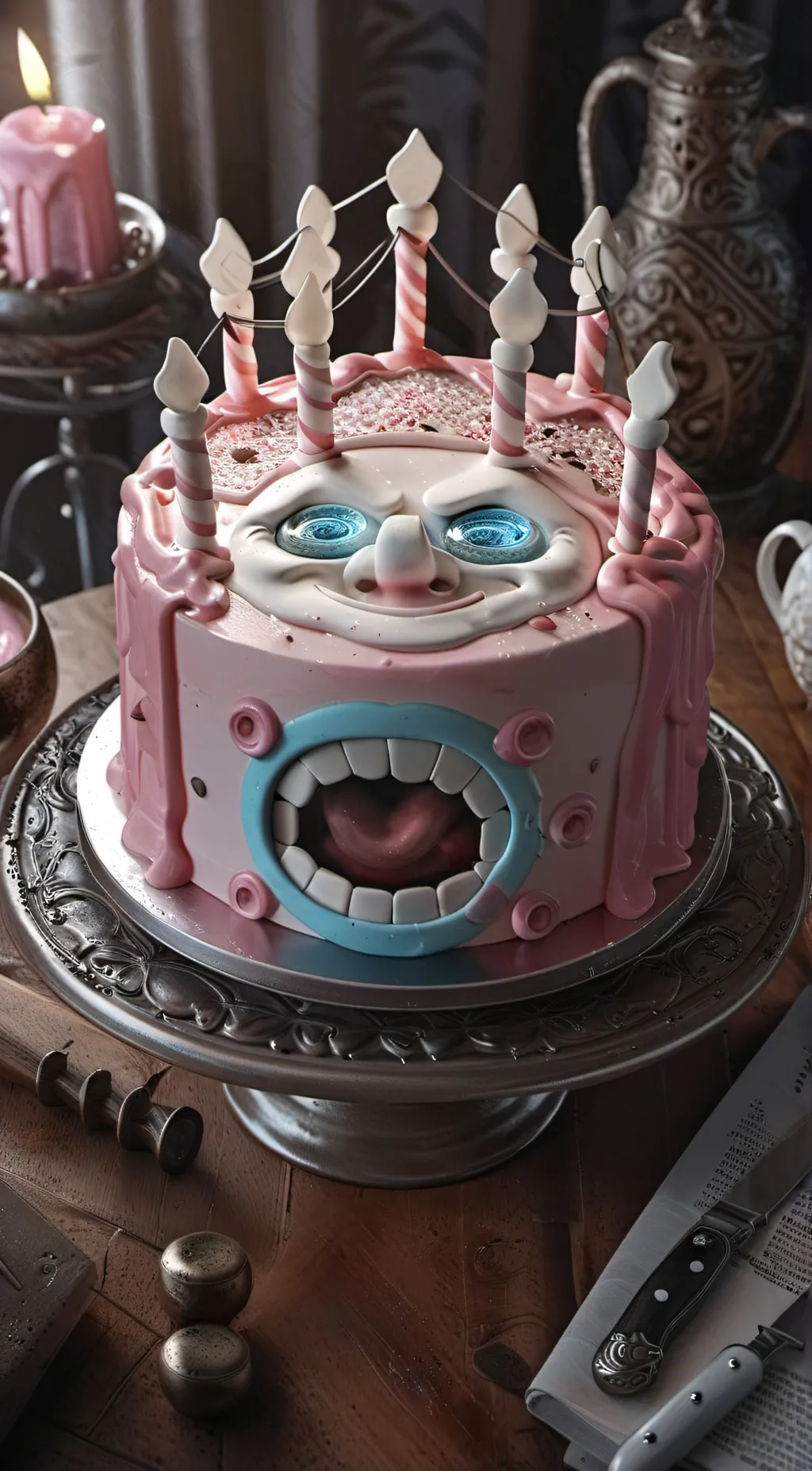 ai character: Sweetums background