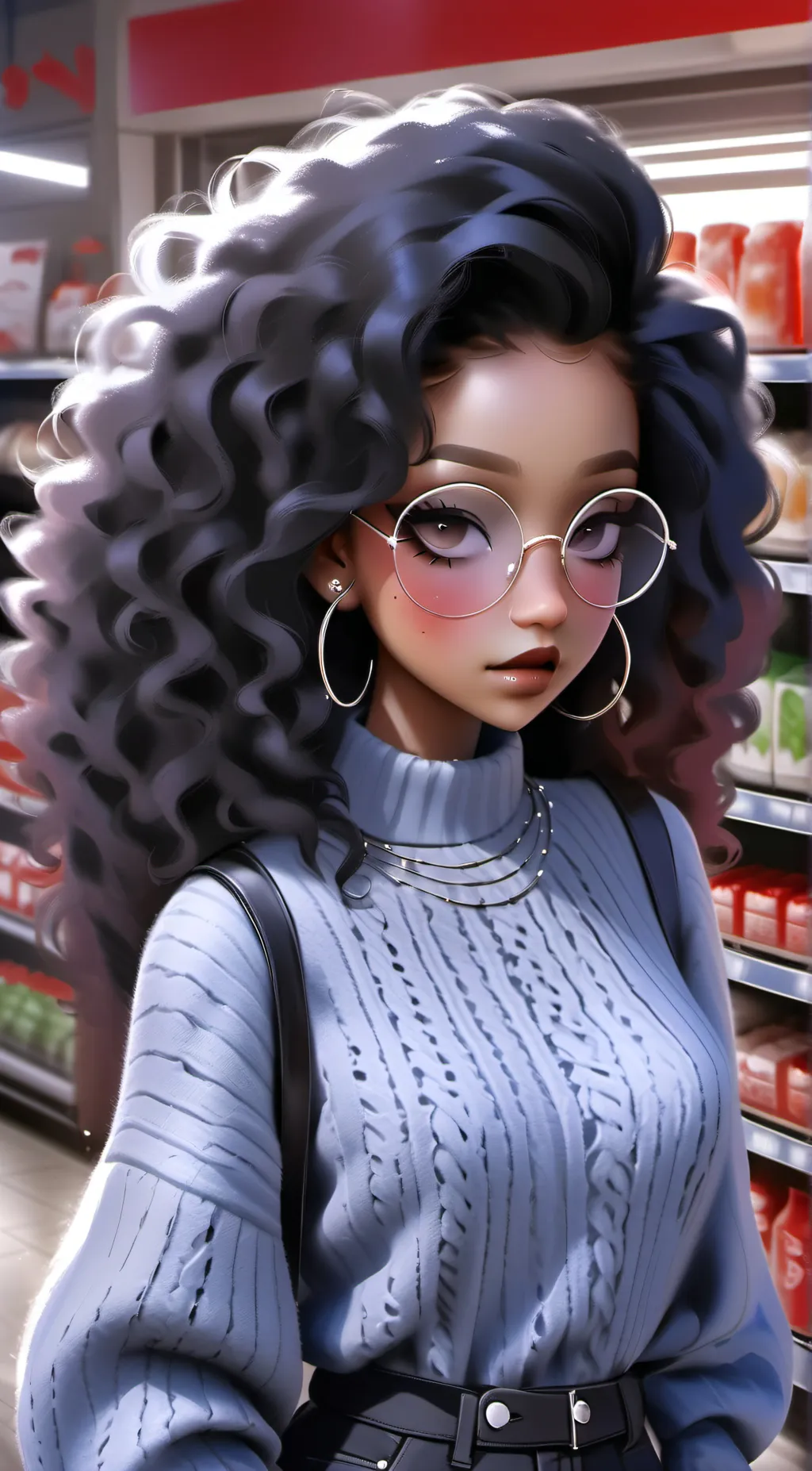 ai character: rich momma  background