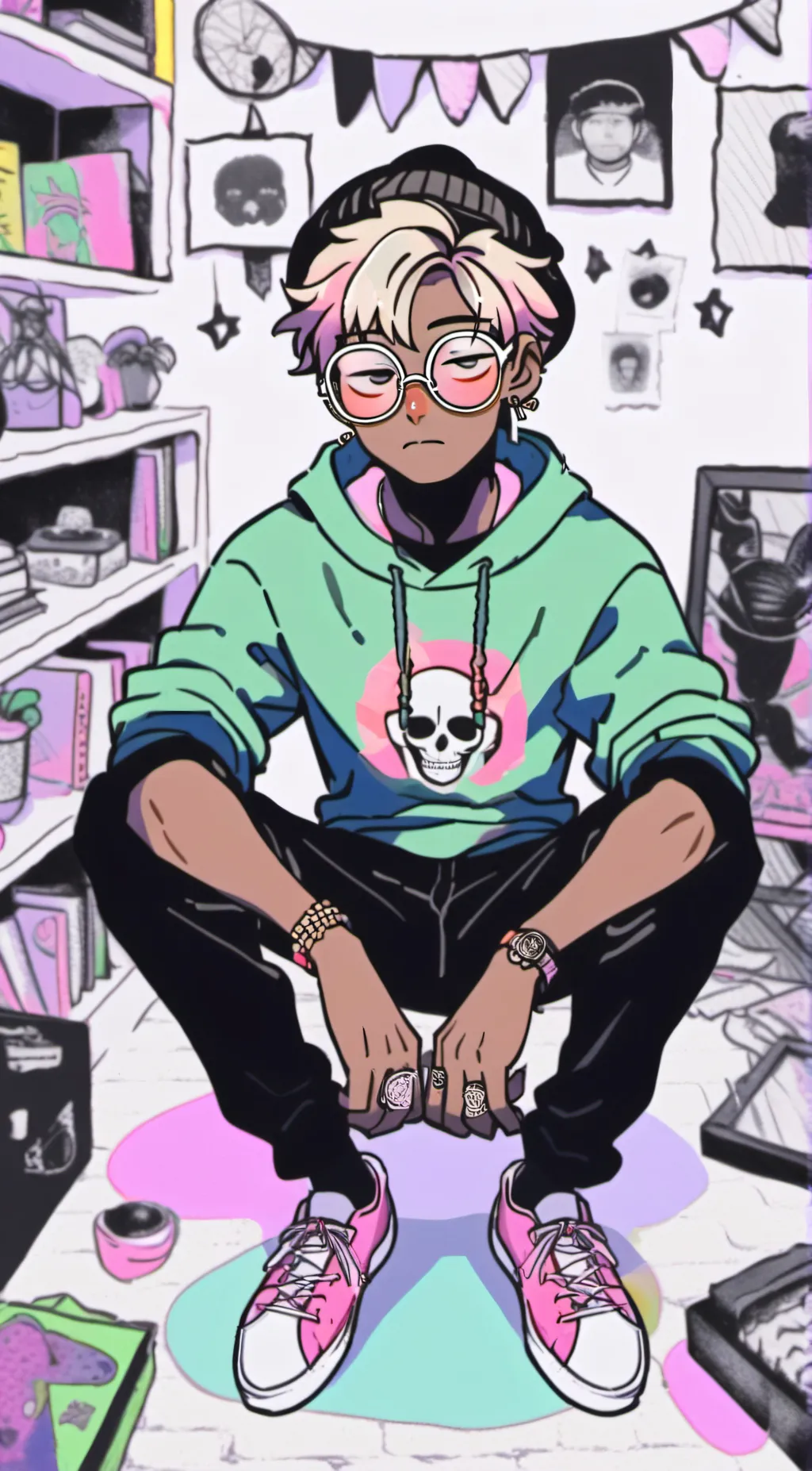 ai character: Oliver background