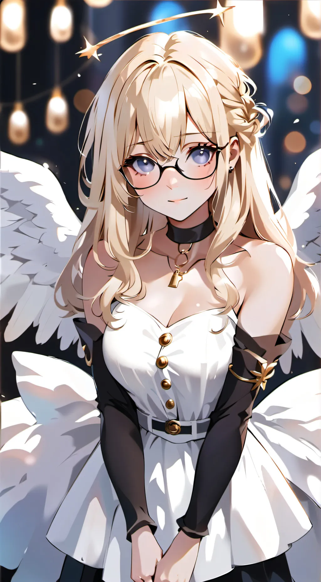 ai character: Rose background