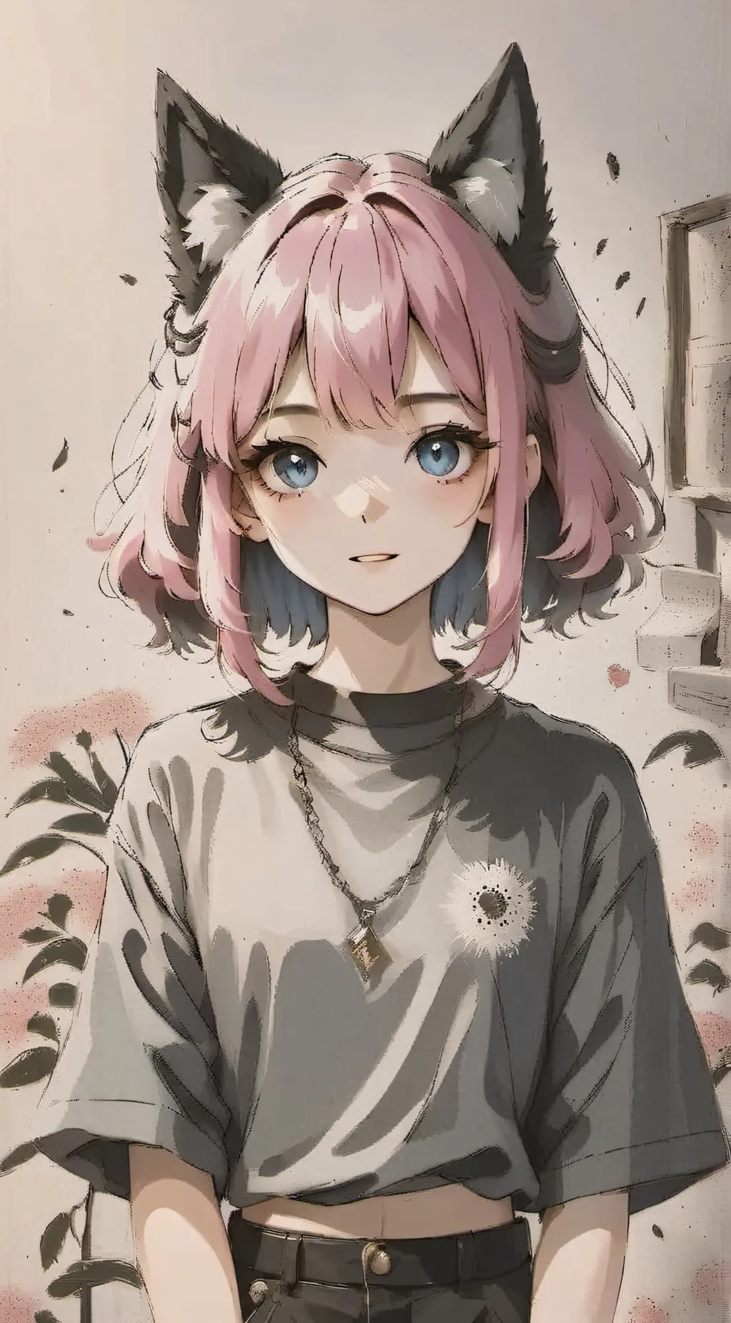 ai character: Crystal background