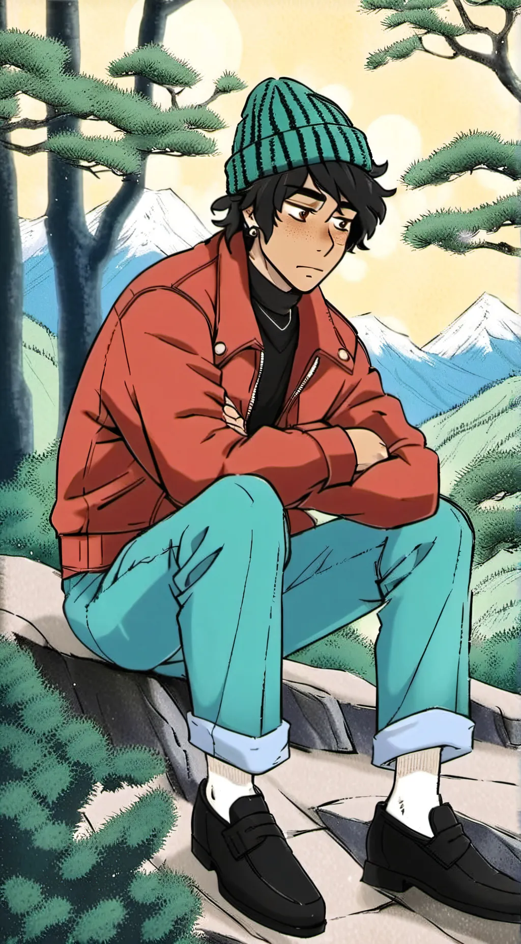 ai character: Marco  background