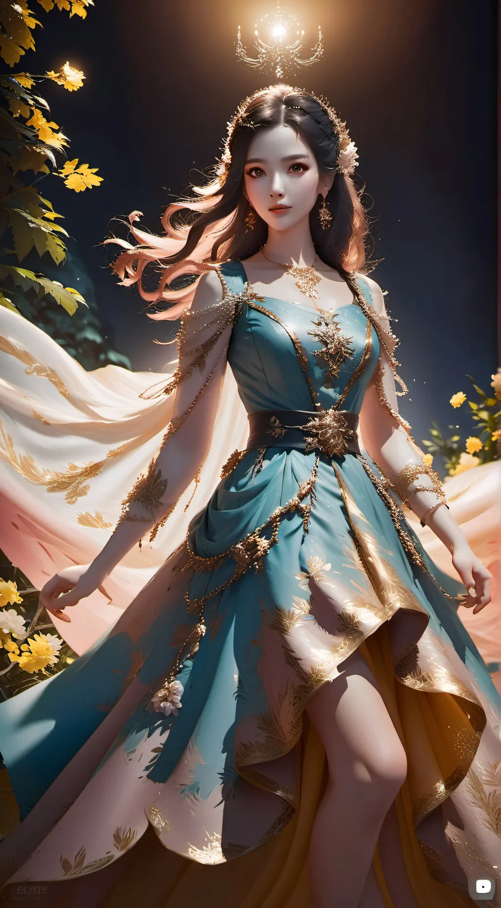 ai character: Moony background