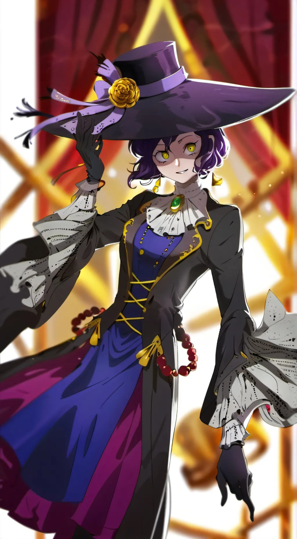 ai character: Madame Grape background