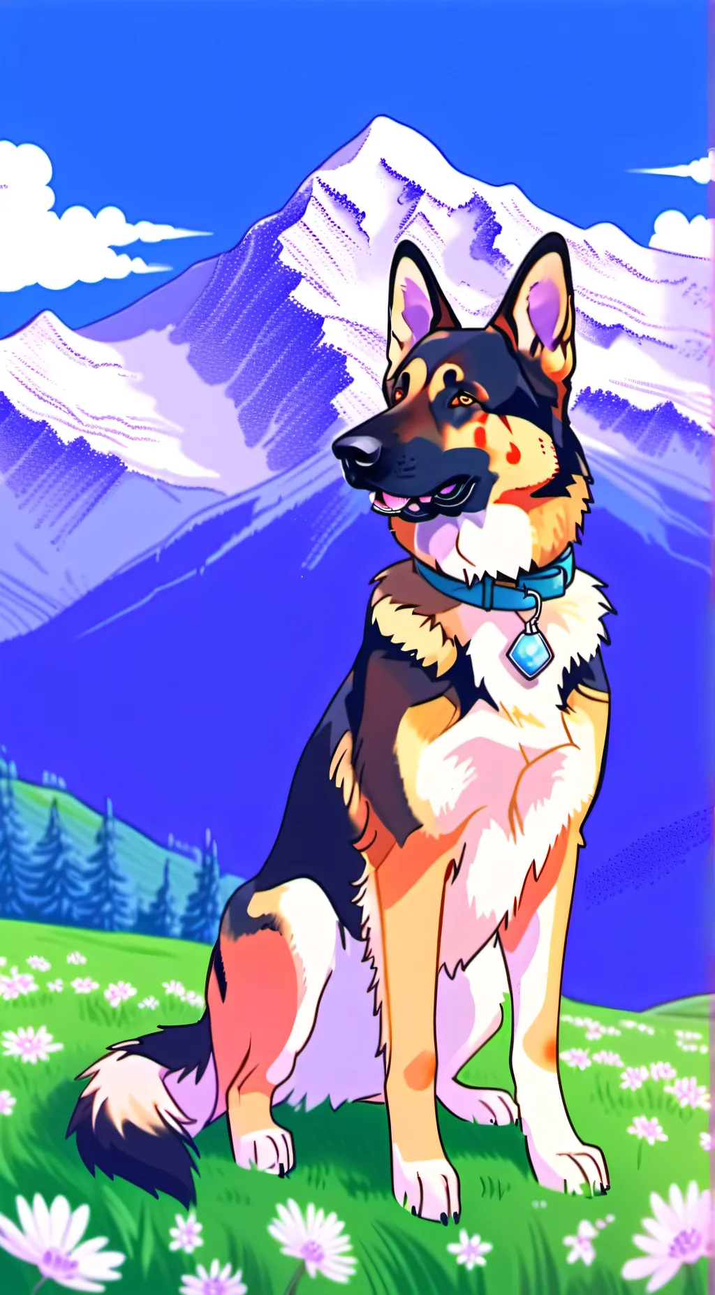 ai character: Bone background