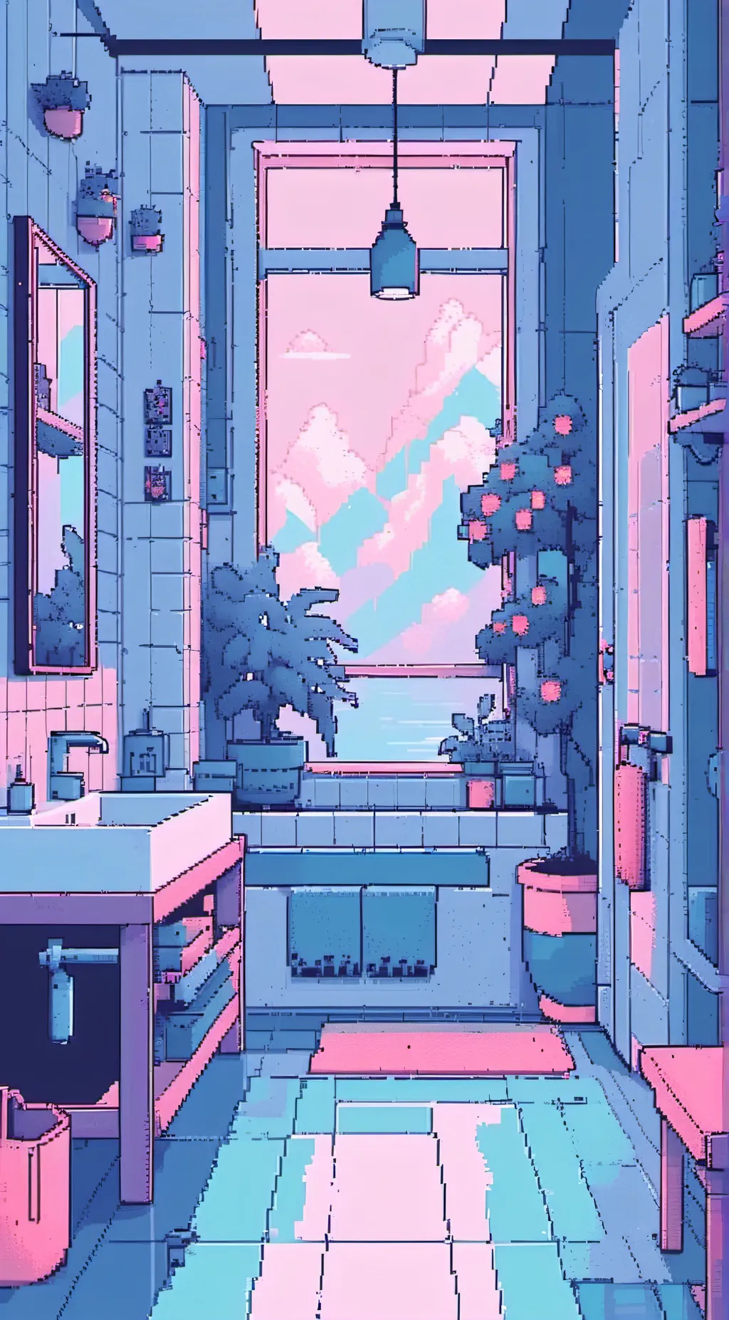 ai character: Angel Dust(in jail background