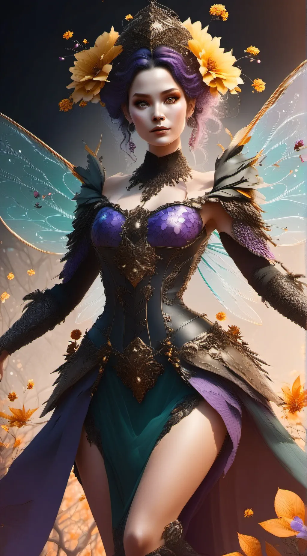 ai character: Aria background