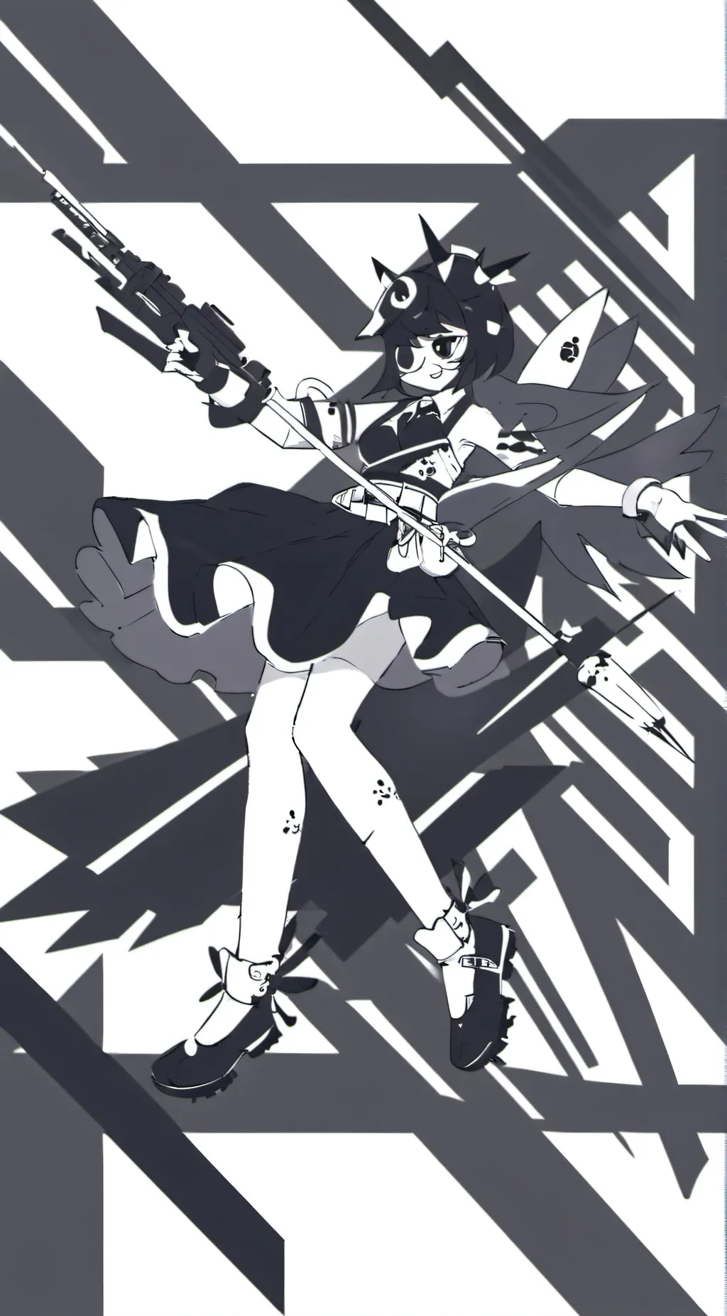 ai character: miss circle  background