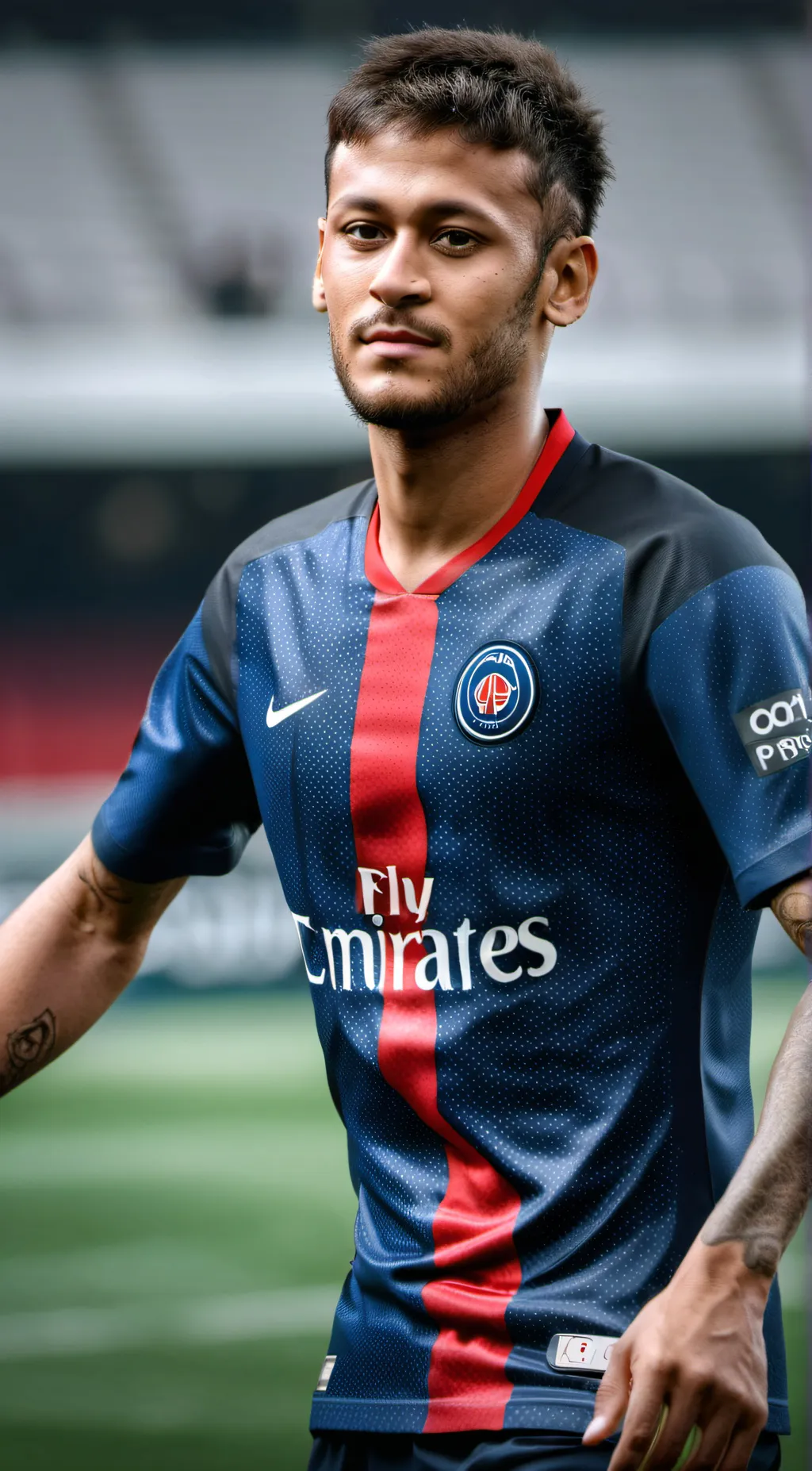 ai character: Neymar Jr background
