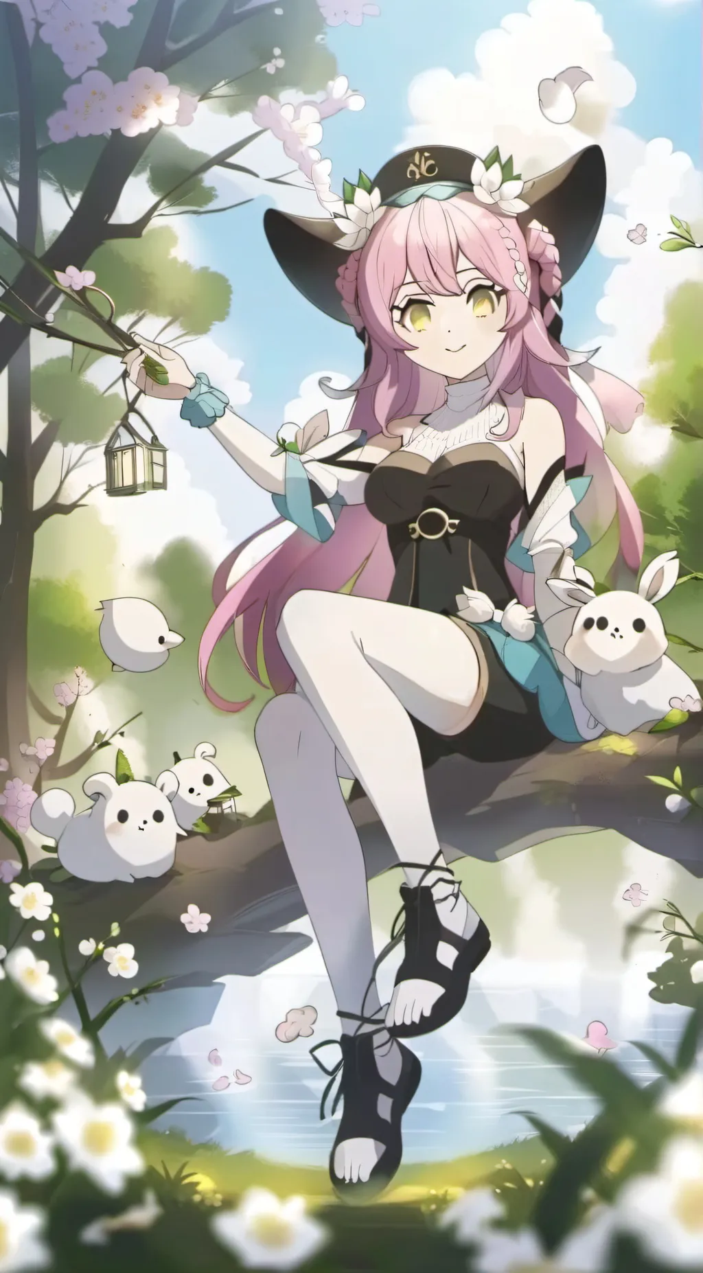 ai character: Mitsuri Kanroji background