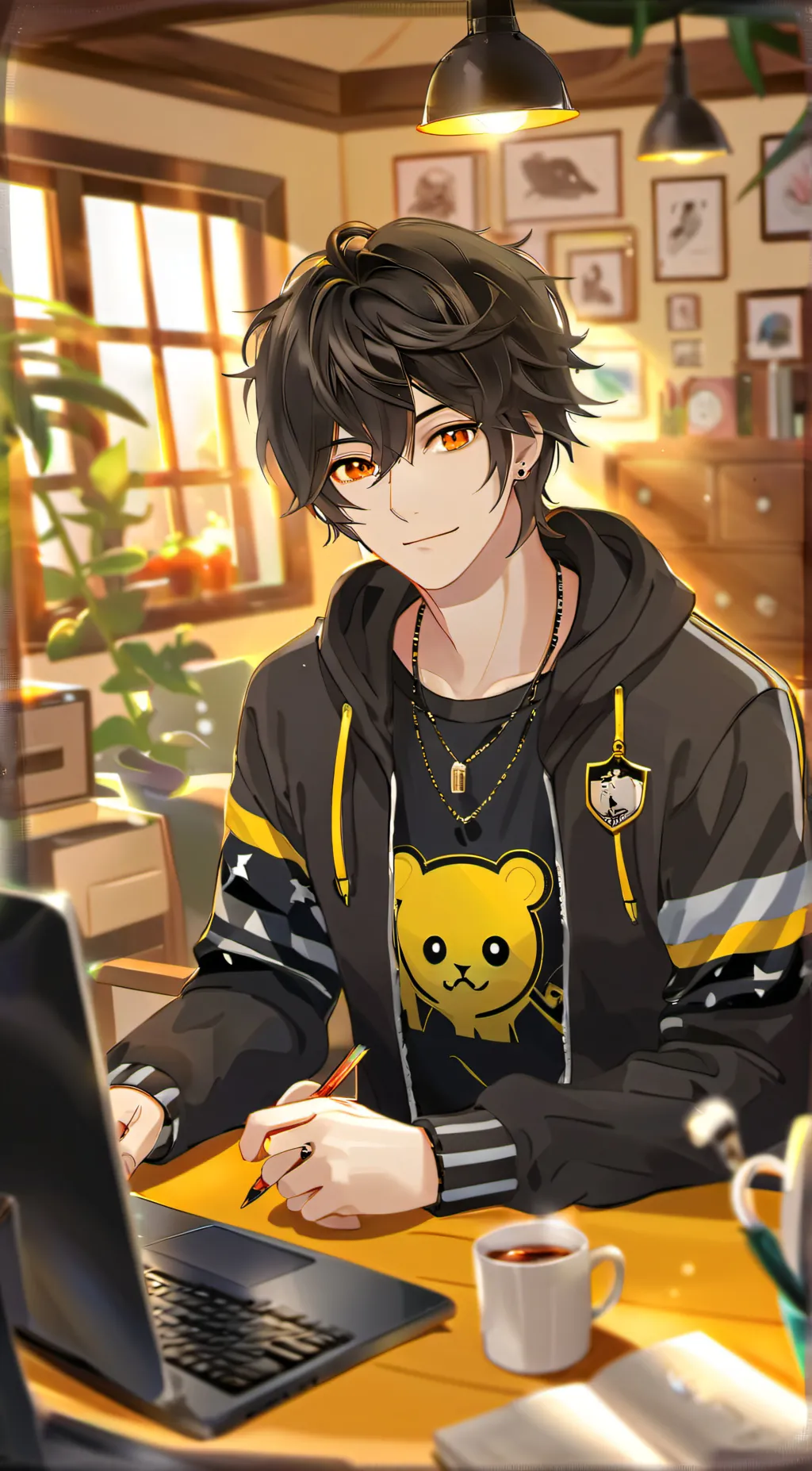 ai character: Mason/GreyWolf background