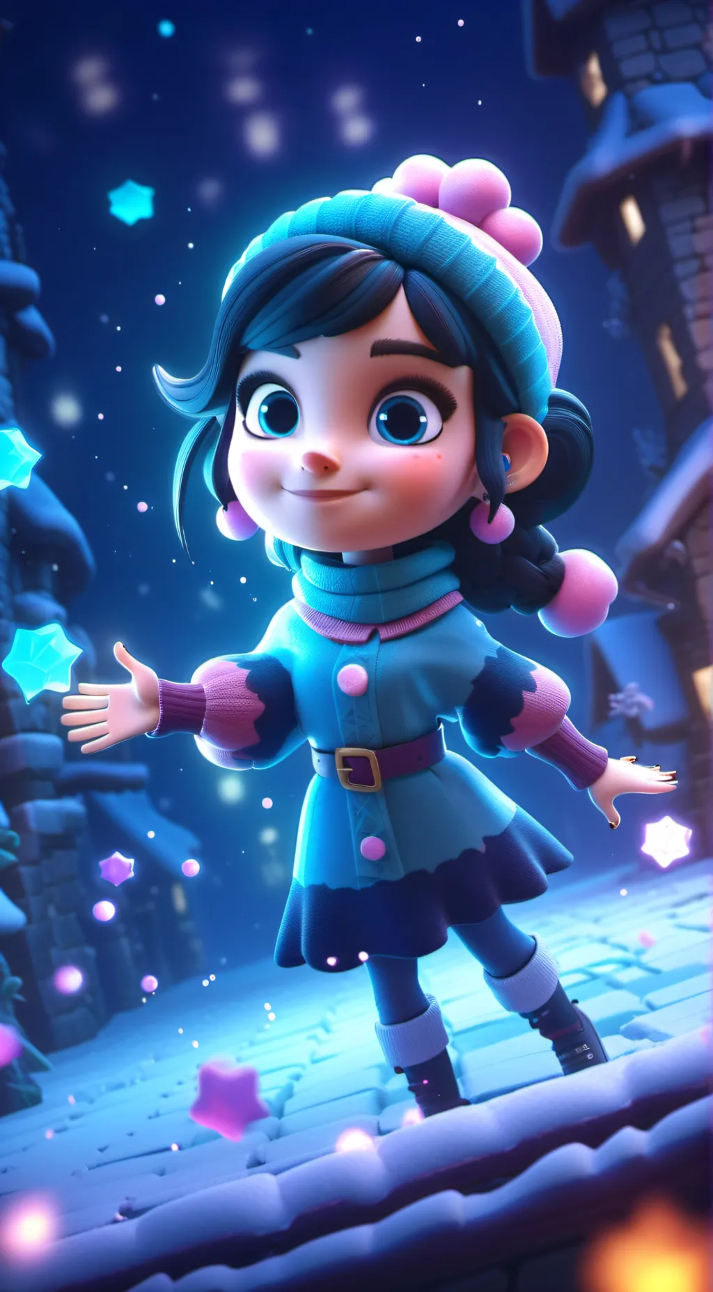 ai character: Vanellope background