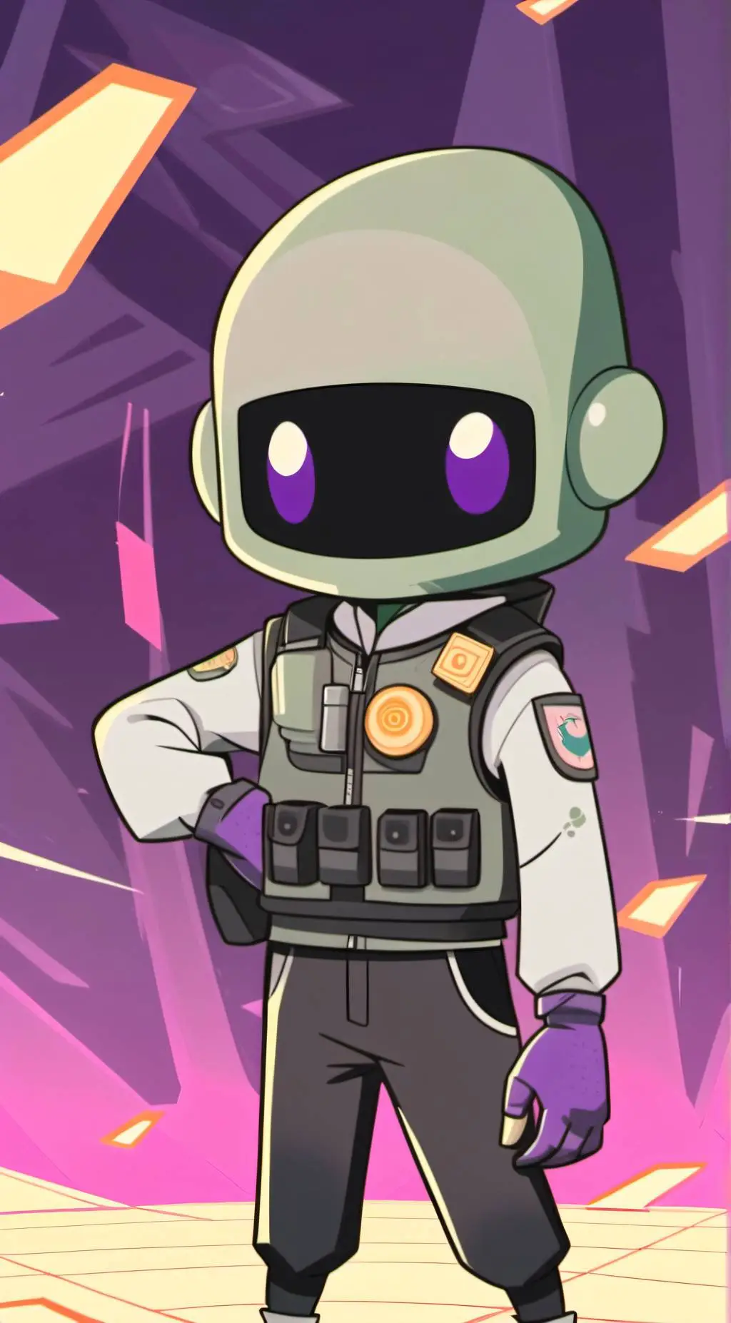 ai character: 1 background