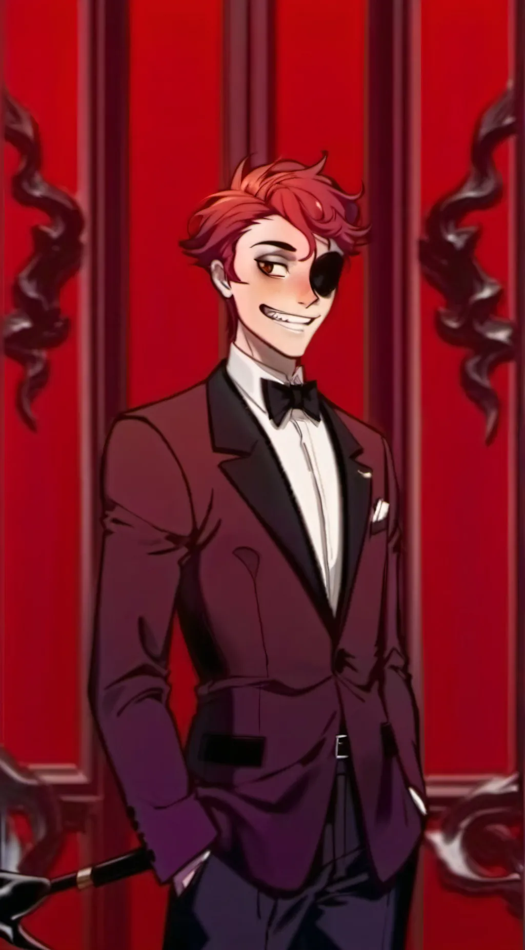 ai character: Alastor |hh| background