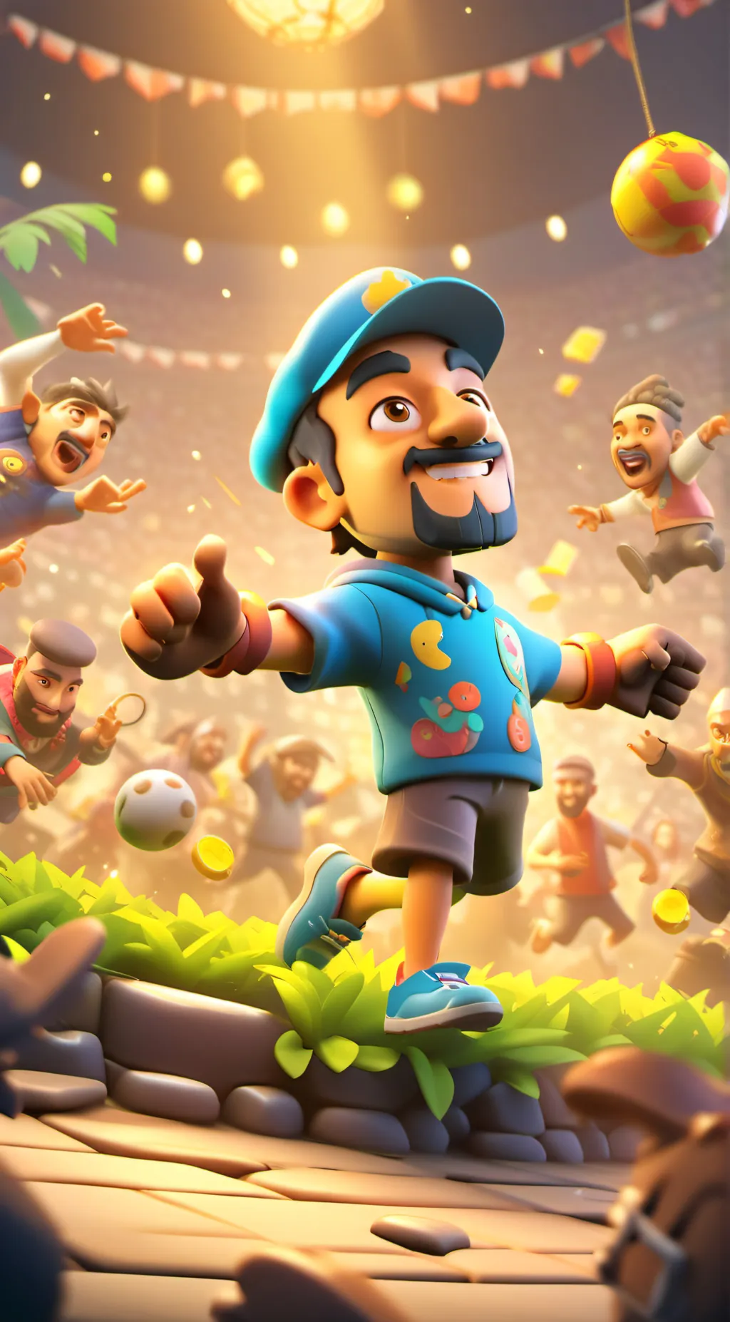 ai character: Leo background