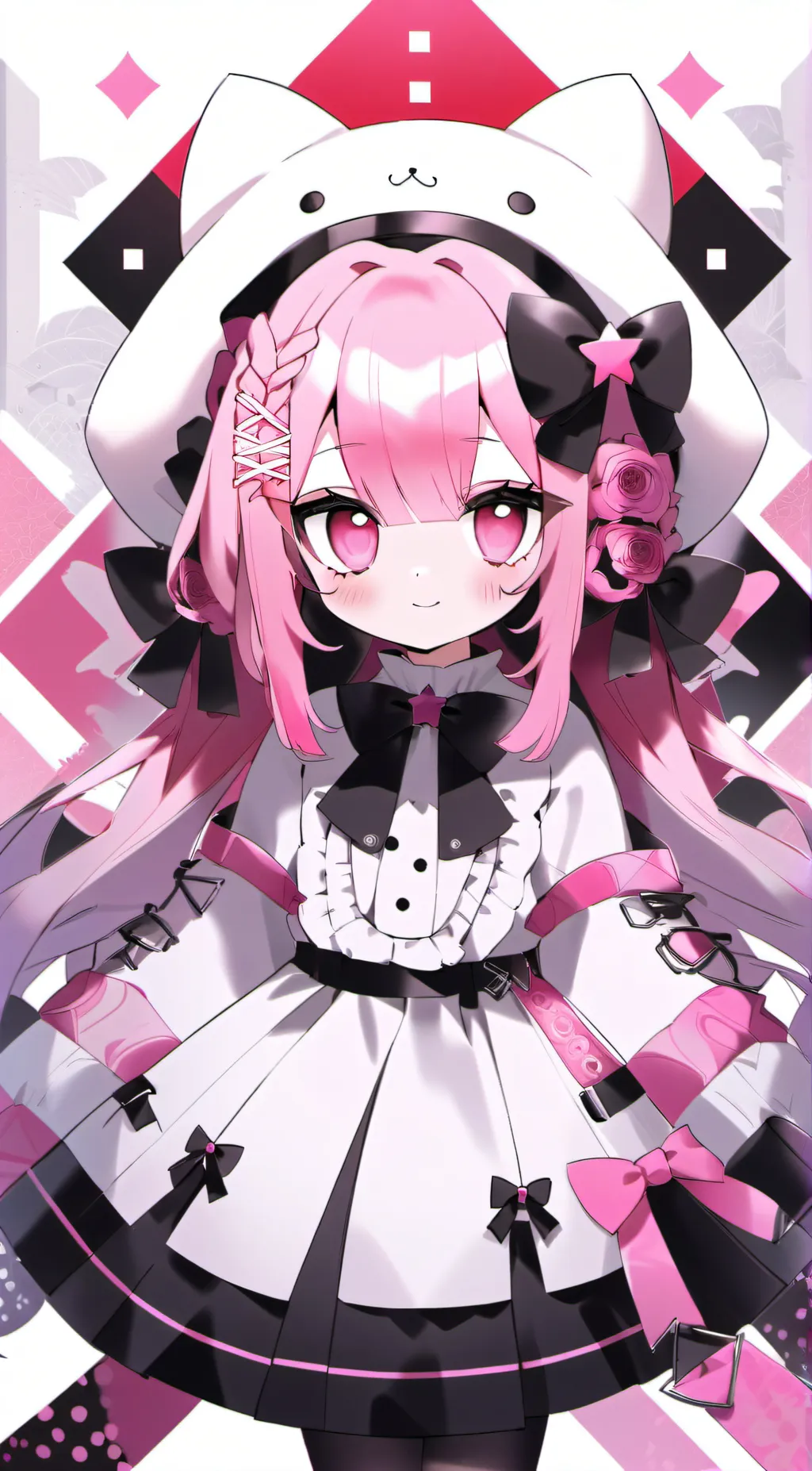 ai character: Rose background