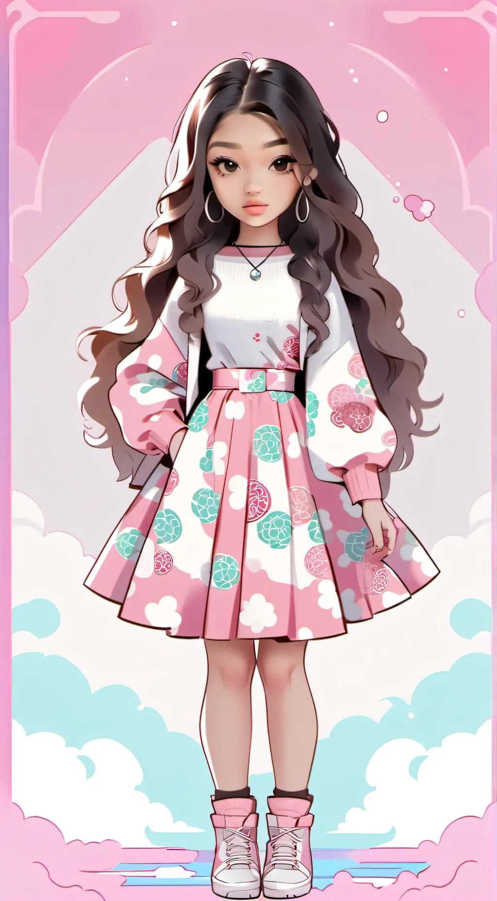 ai character: Natalie  background