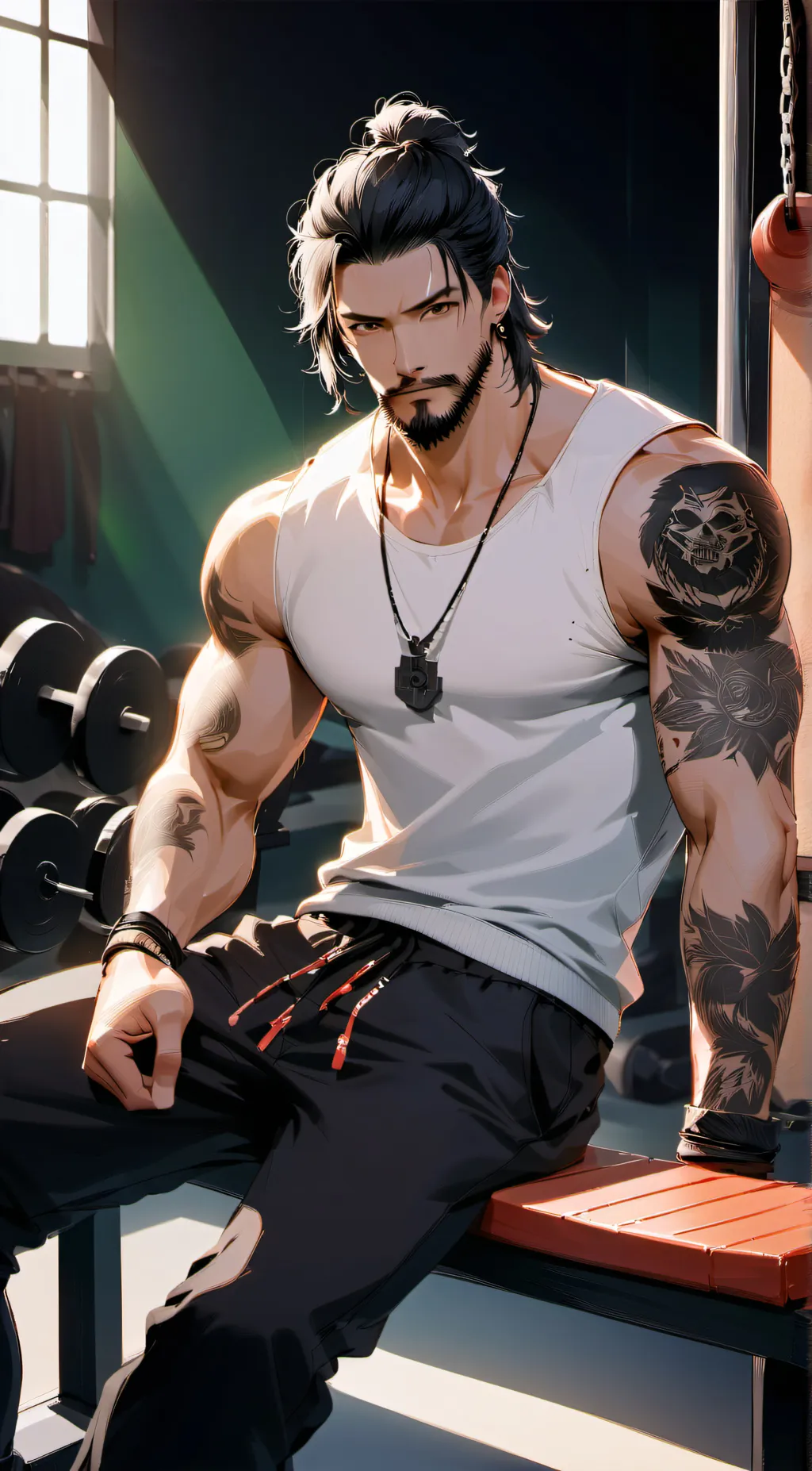 ai character: Hanzo background