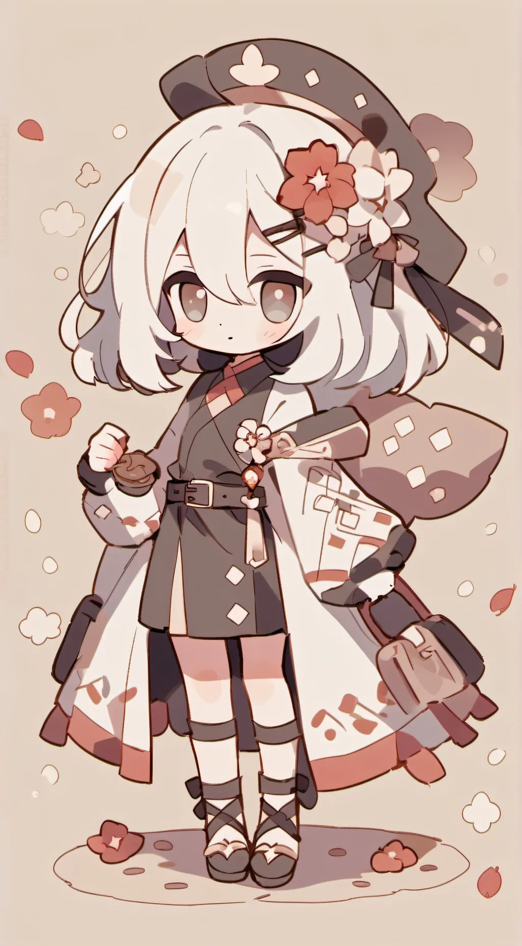 ai character: printemps cute background