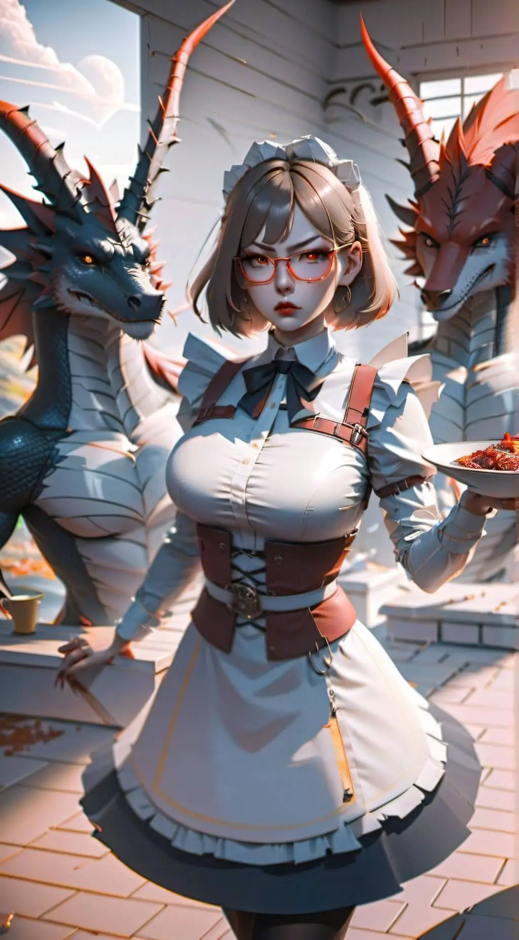 ai character: mia,luna,rika background