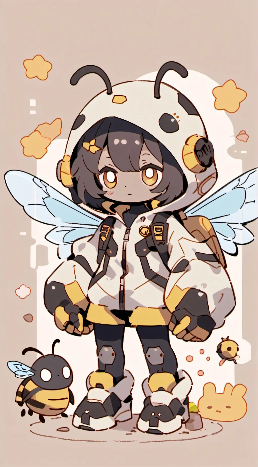 ai character: Bee background