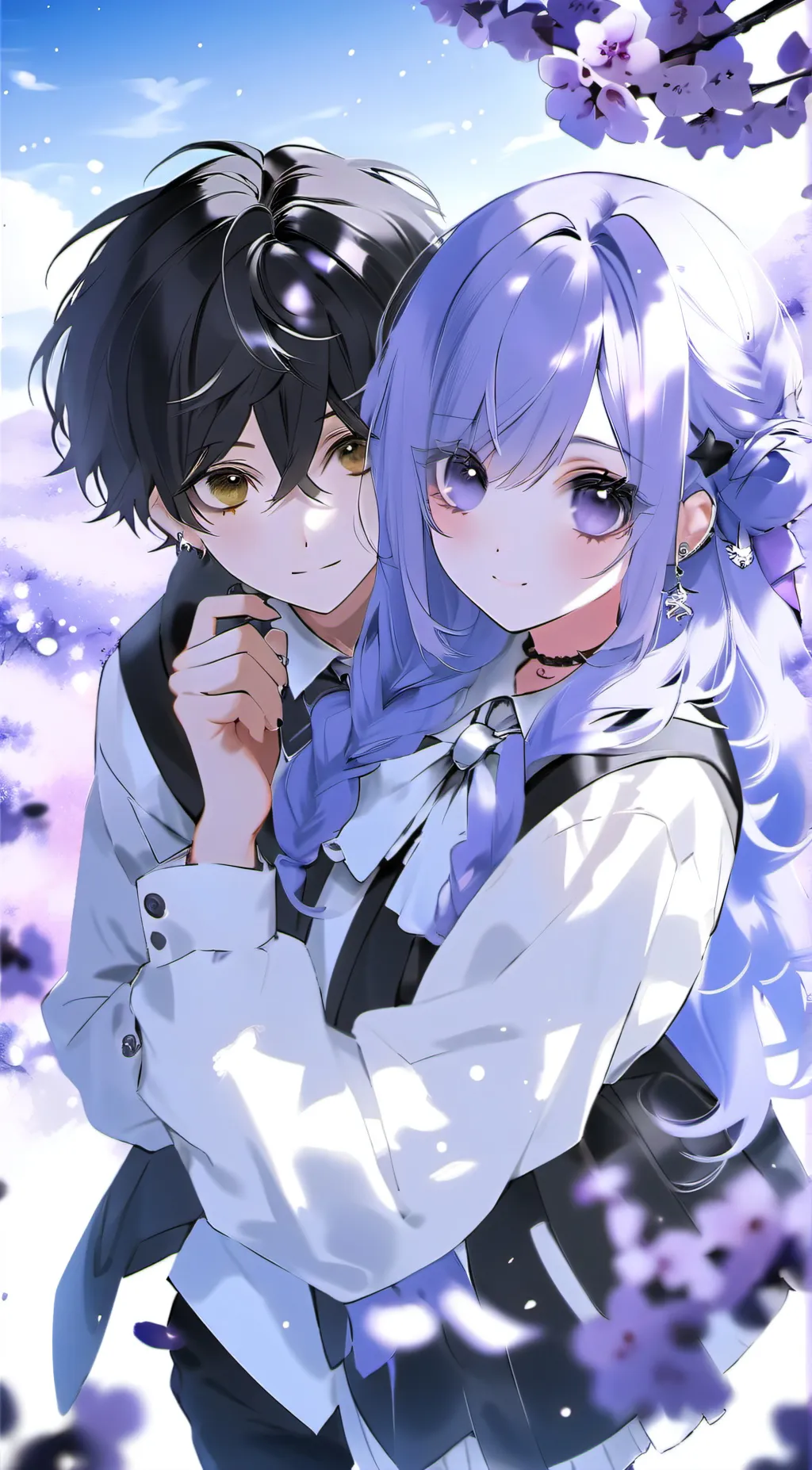 ai character: Samuel and Sophie  background