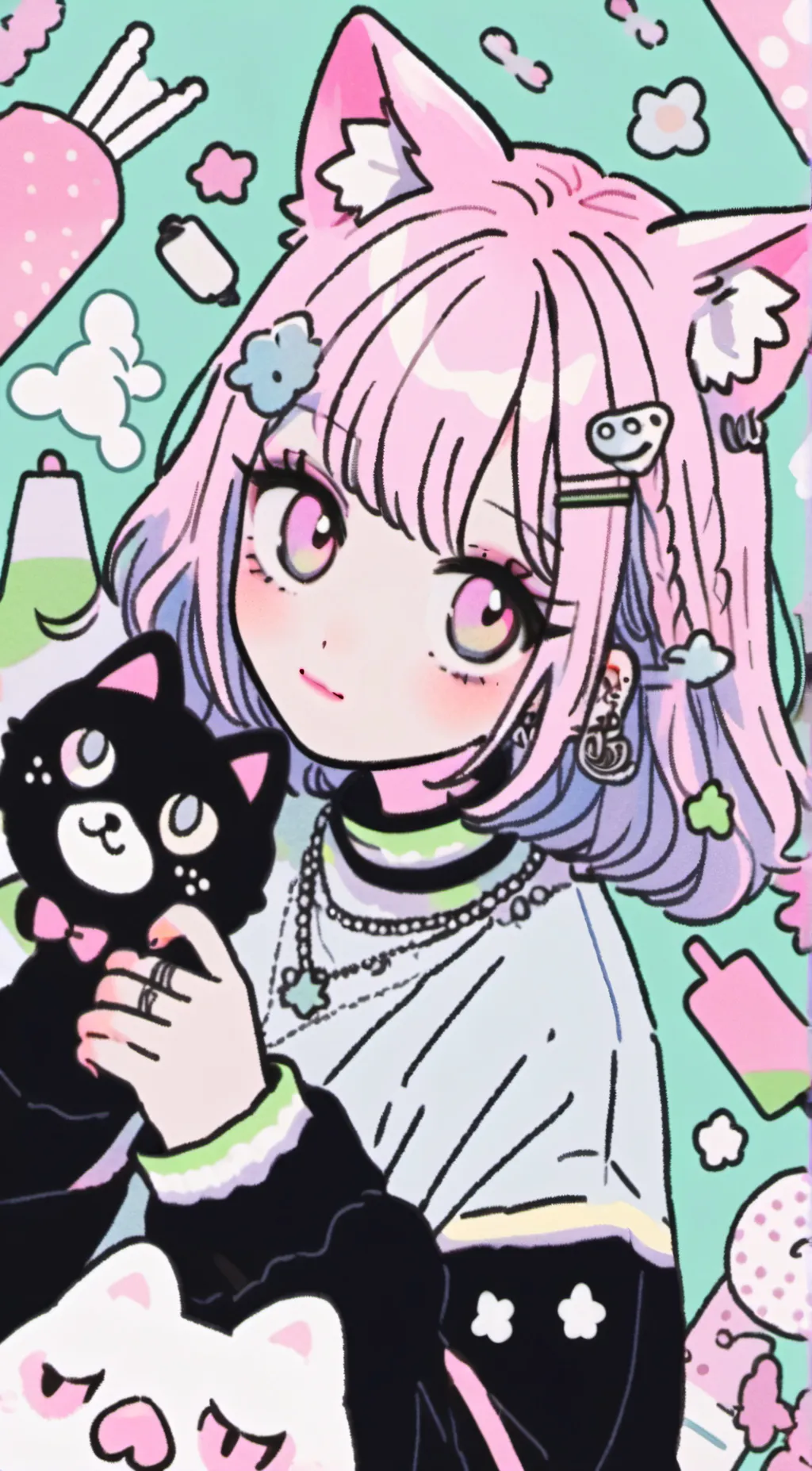 ai character: UWU background