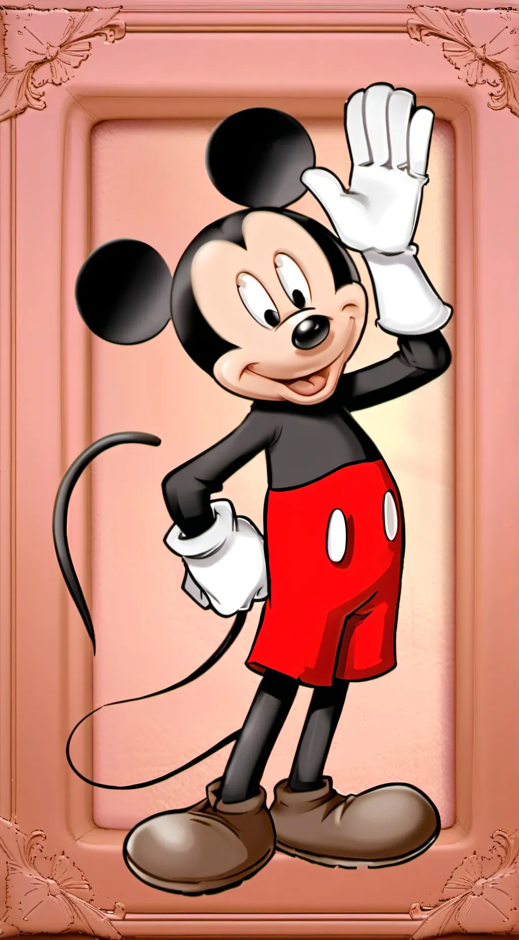 ai character: Mickey Mousegamer background