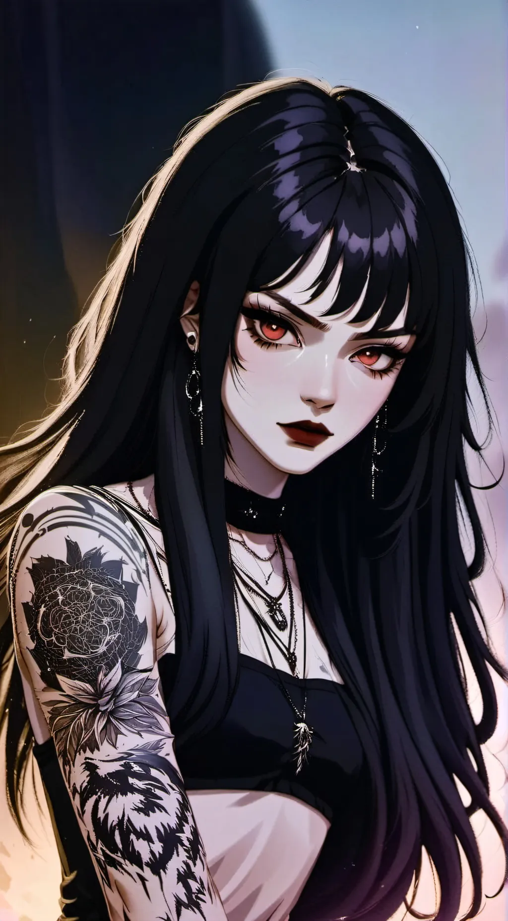 ai character: Aurora background