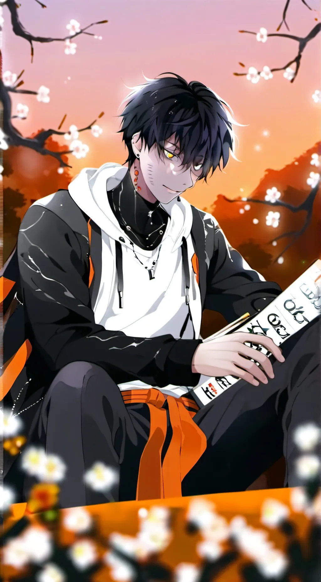 ai character: Touya Nyama background