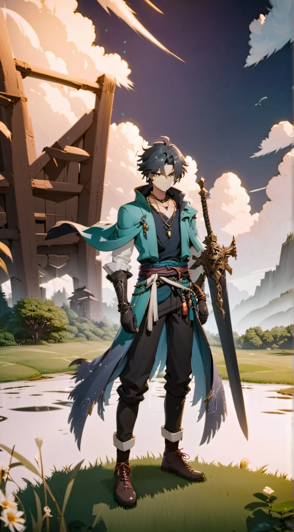 ai character: Xiao background