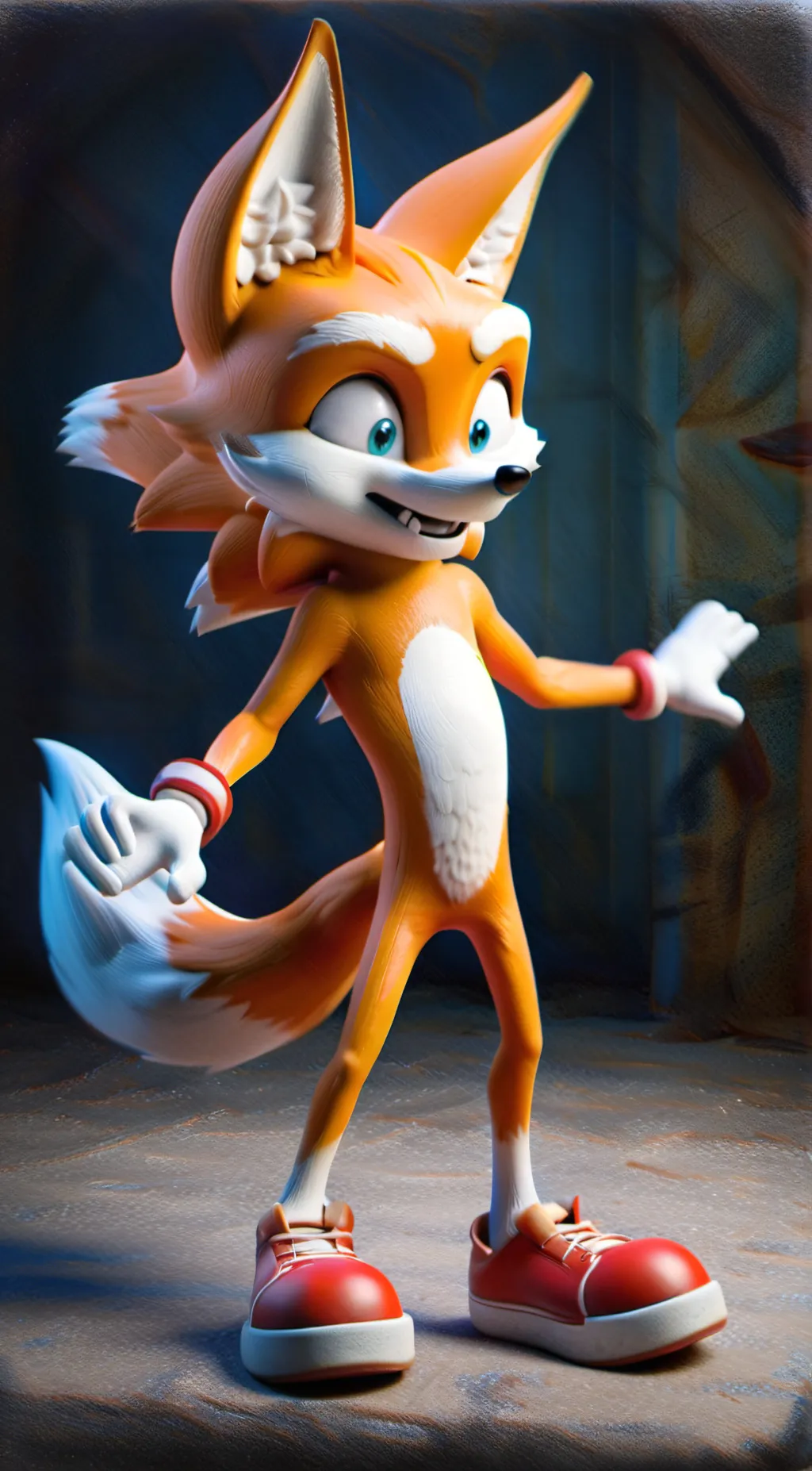 ai character: Tails background